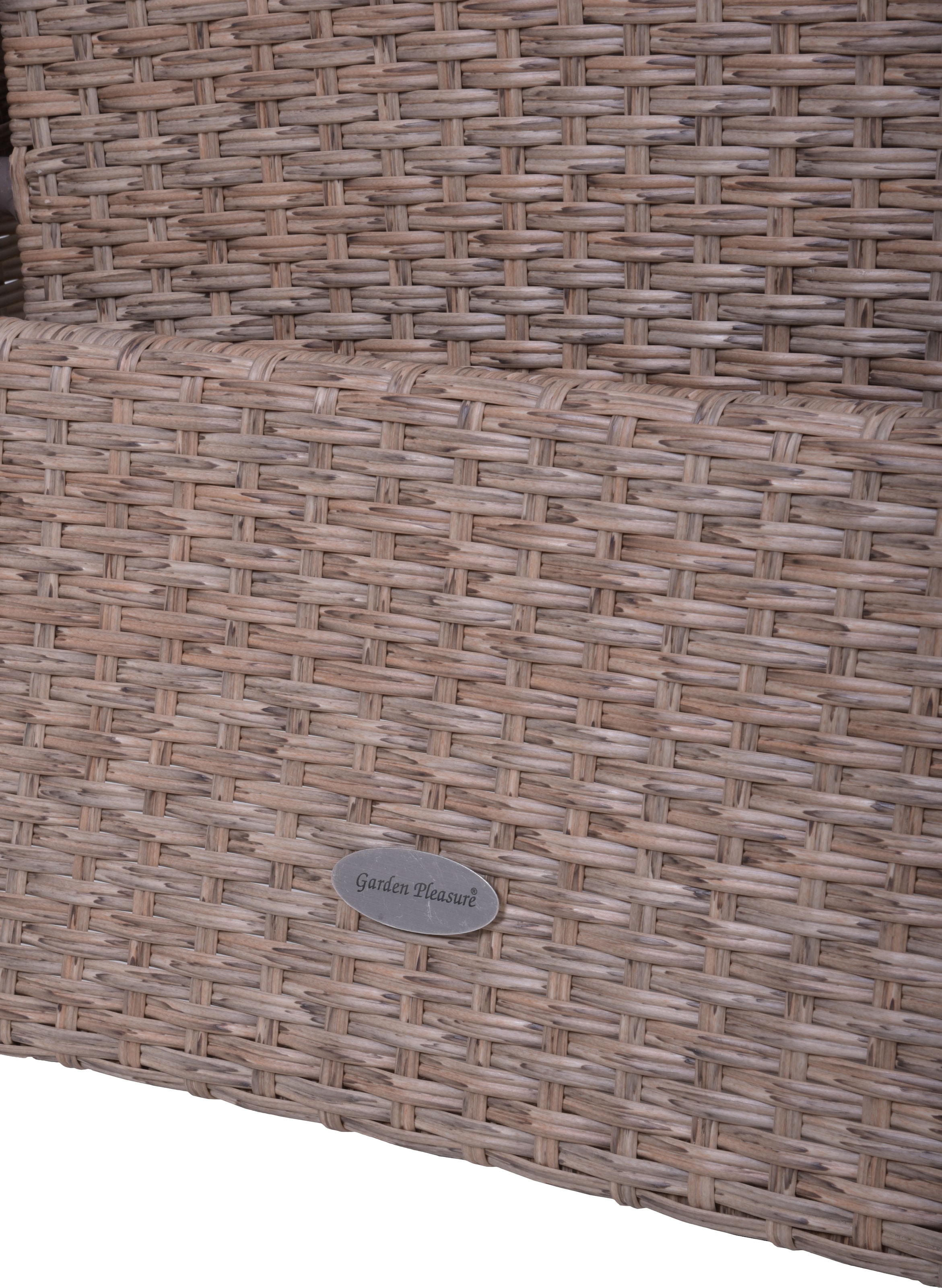 Garden Pleasure Garten-Essgruppe », Tischgruppe »BRAGA Set 03«, weidenbraun«, (Set, 5 tlg.), 4 Sessel, mit Gasfedern, Tisch LxB: 180x90 cm, inkl Auflagen