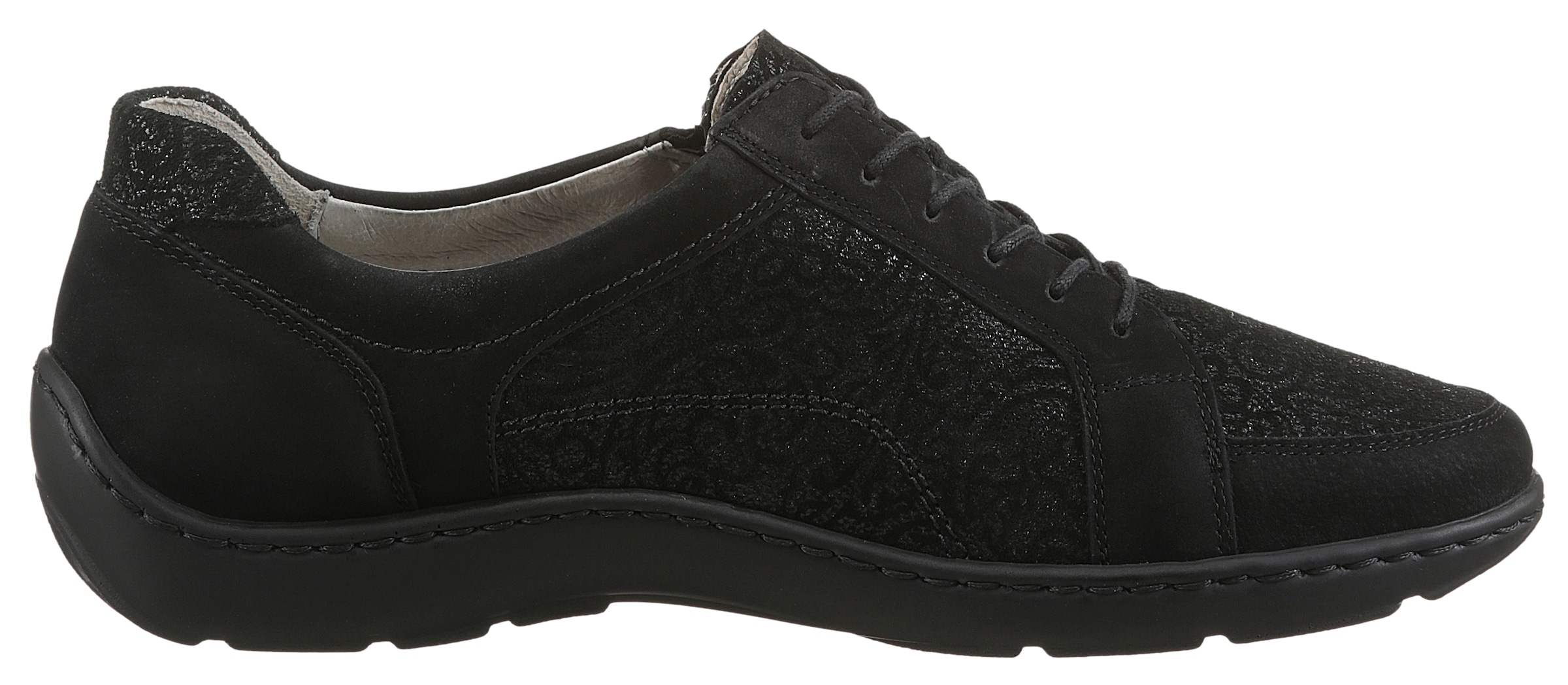 Waldläufer Schnürschuh »HENNI«, Bequemschuh, Komfortschuh, Sneaker, bequeme Schuhweite H (= sehr weit)