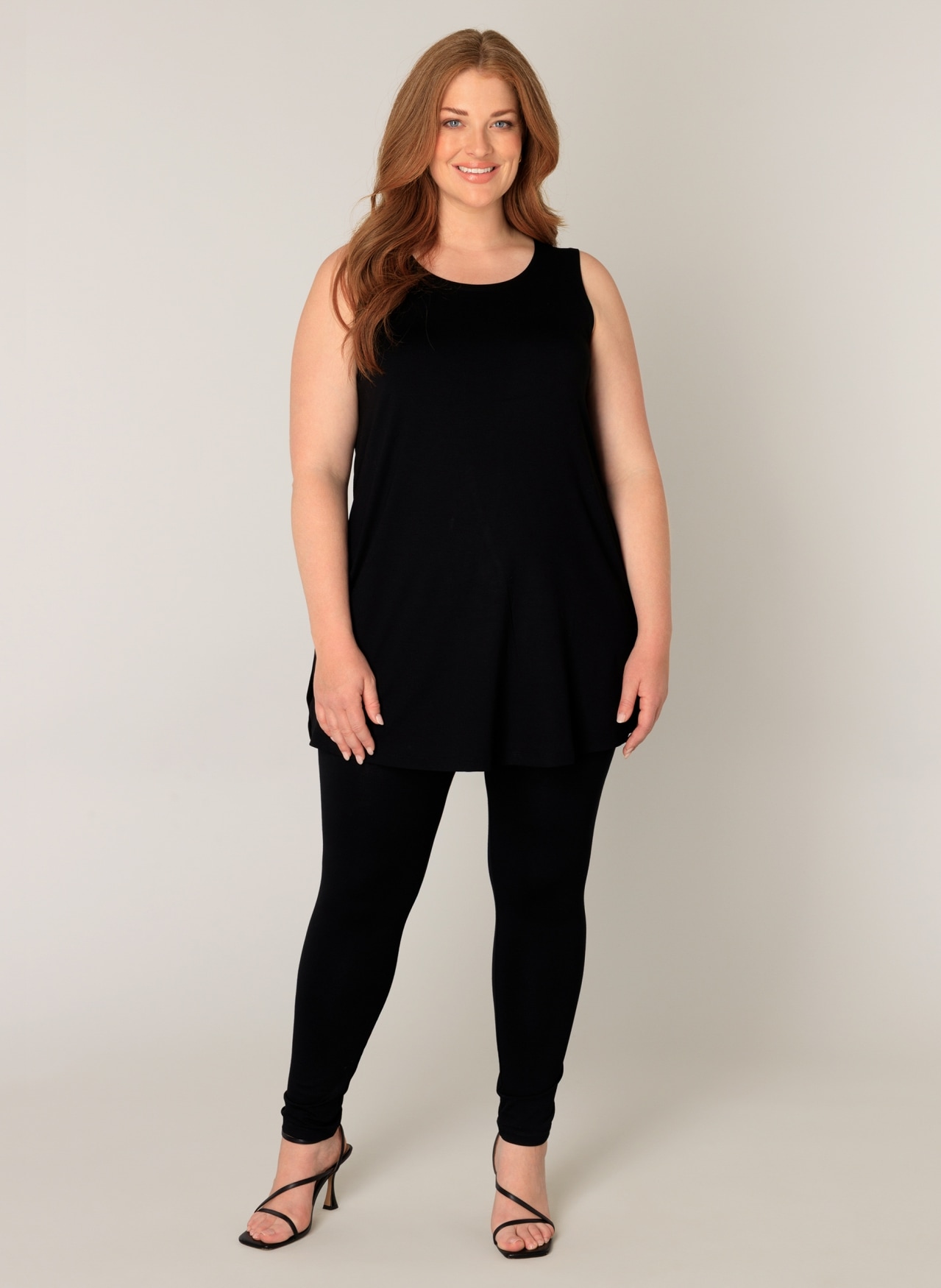 Base Level Curvy Longshirt »Abbigale«, Leicht ausgestellte A-Form
