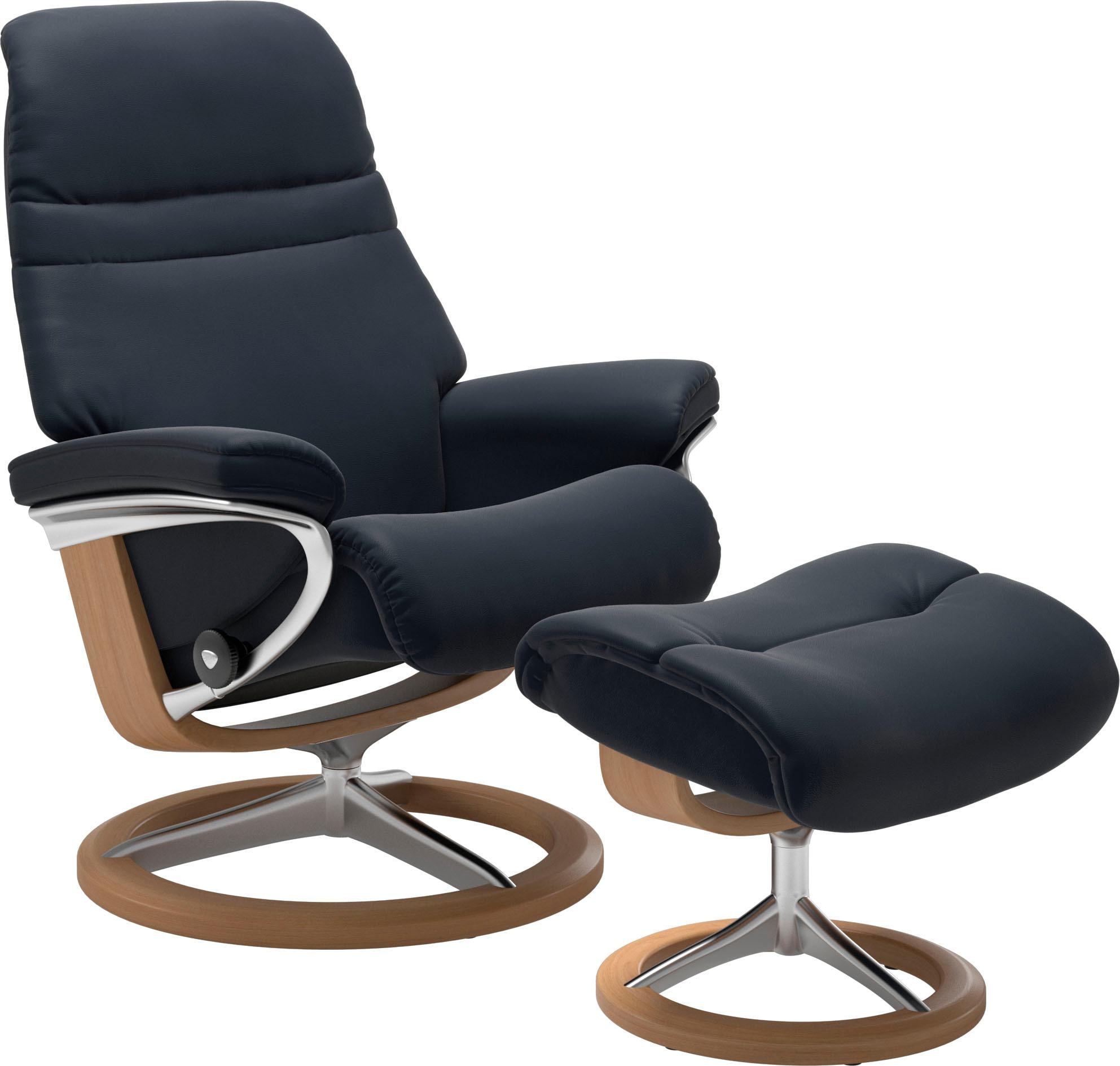 Stressless® Relaxsessel »Sunrise« Relaxsessel mit Hocker, mit Signature Bas günstig online kaufen