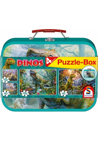 Schmidt Spiele Puzzle »Dinos Box, 2x60 und 2x100 Teile« kaufen
