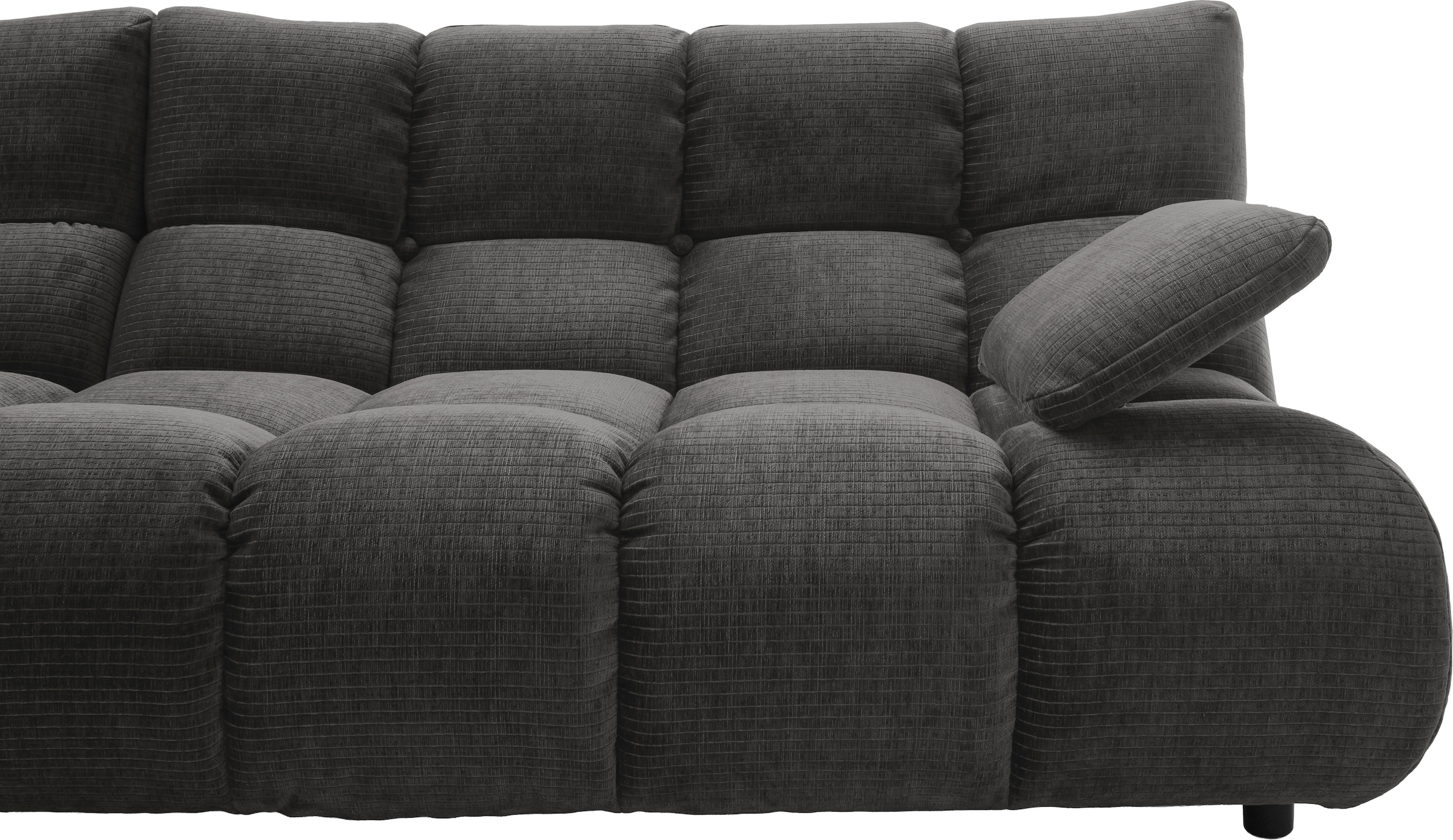 Home affaire 4-Sitzer »Cozy Bubble, mit klappbaren Armlehnen, Breite 290cm« mit eleganter Steppung, Rundumbezug & weicher Polsterung