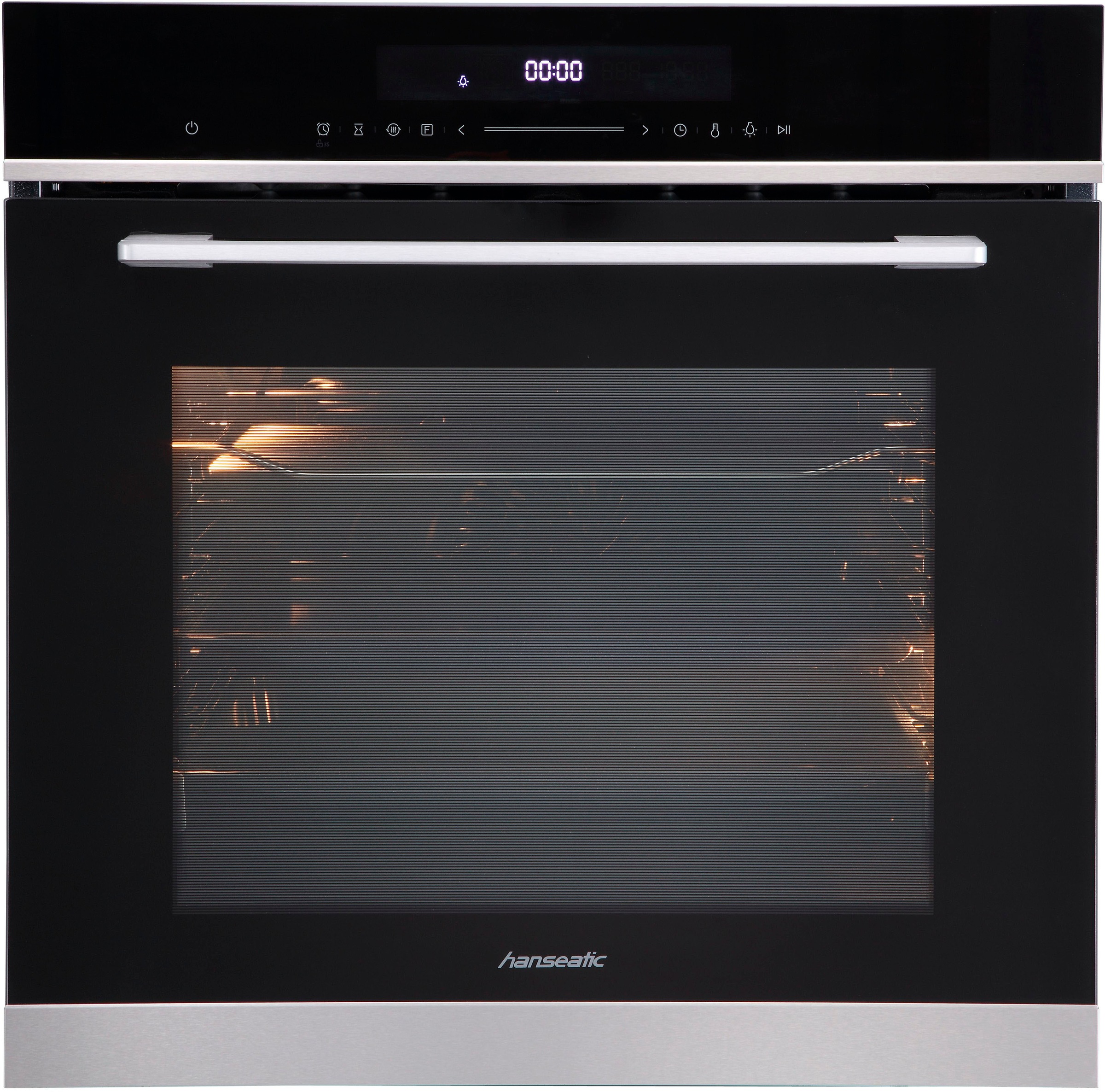 Hanseatic Pyrolyse Backofen »HBO7213PA1«, Pyrolyse-Selbstreinigung, Pyrolys günstig online kaufen