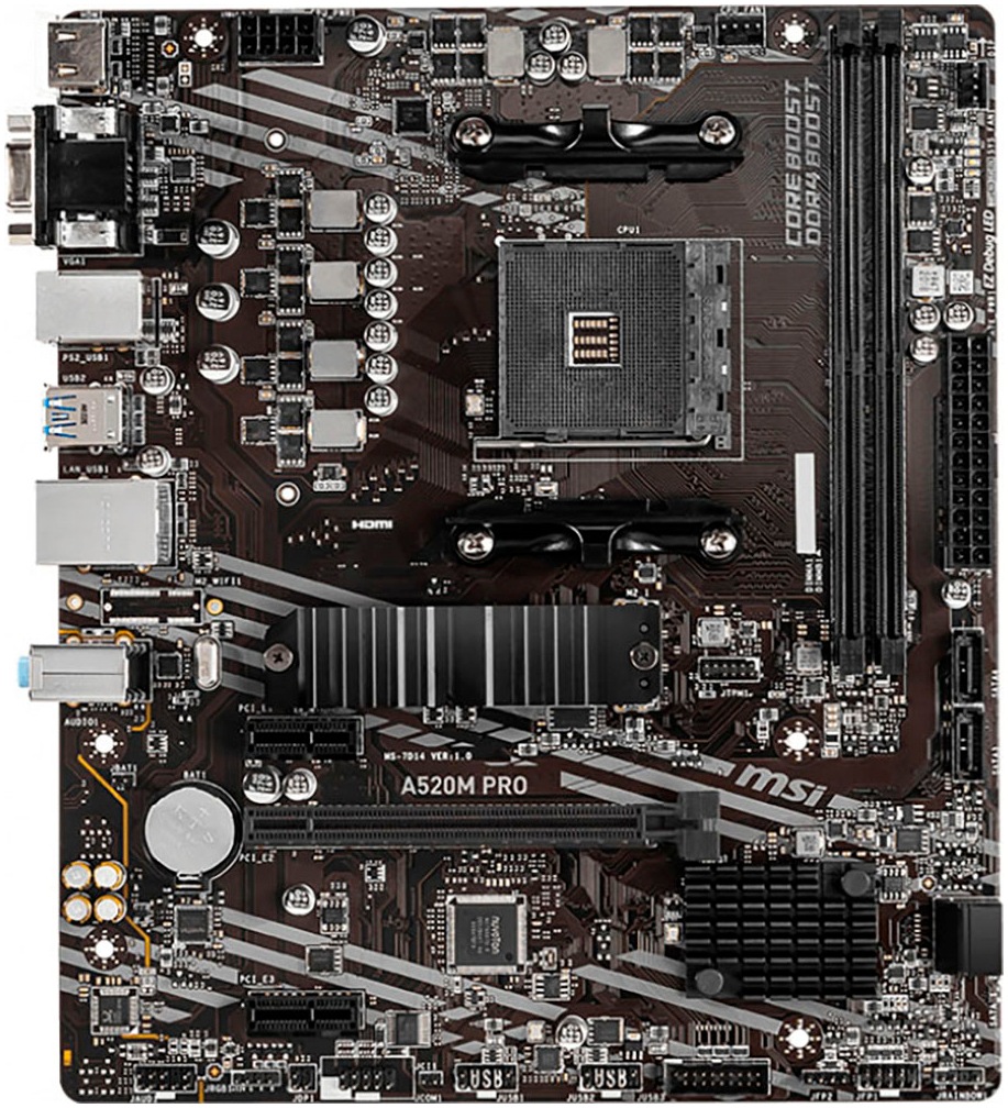 MSI Mainboard »A520M PRO«