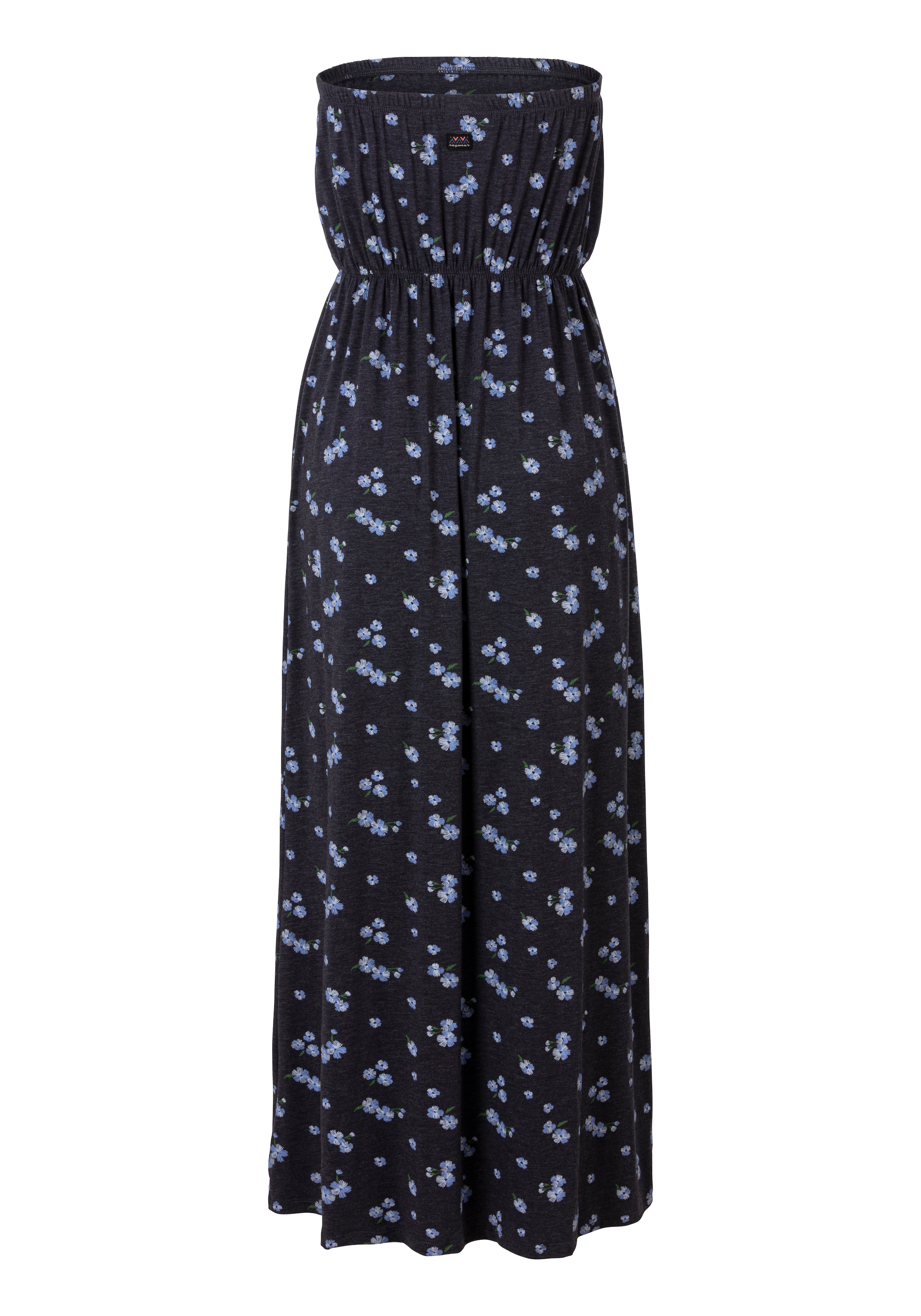 Ragwear Maxikleid »AWERY PRINT«, langes Jerseykleid mit elastischer Taille im Relax Fit