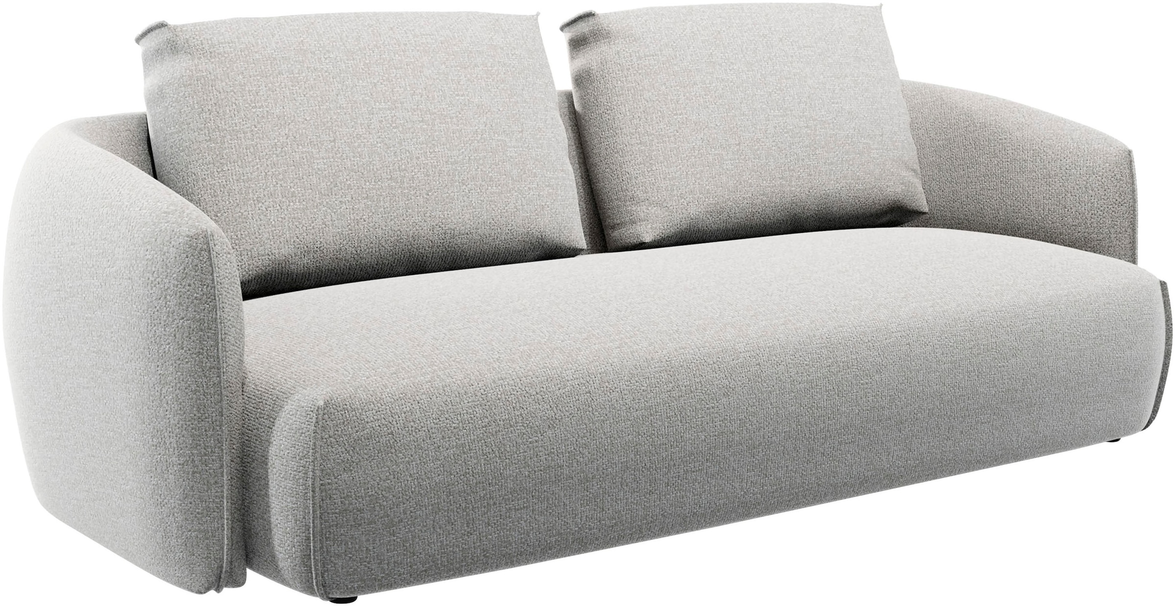 Guido Maria Kretschmer Home&Living 3-Sitzer »Shawn Designsofa mit elegant geschwungen Armlehnen, bequem«, organischer Form, mit hochwertigem Bezug