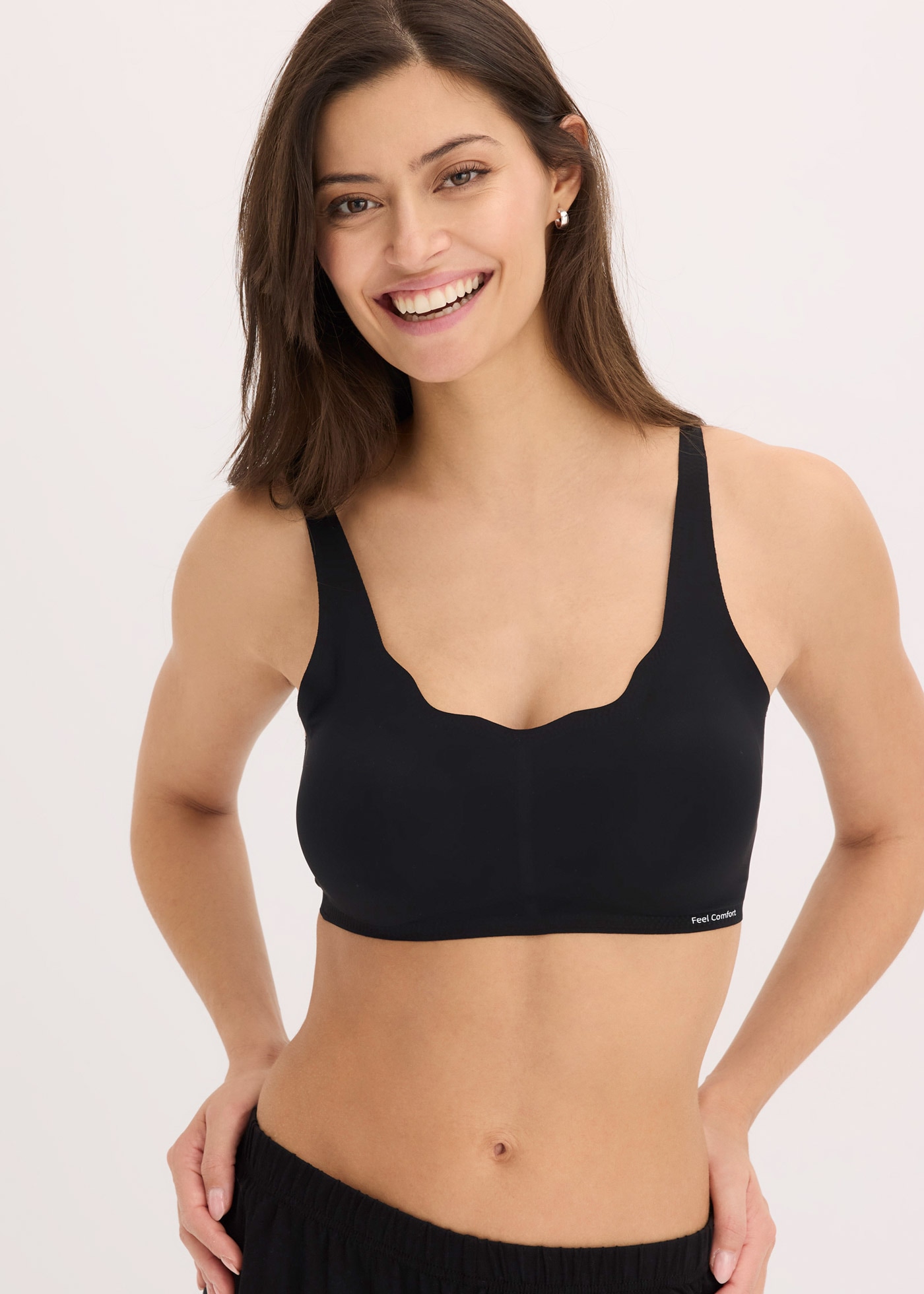 bonprix T-Shirt-BH mit herausnehmbaren Pads, leichte Formgebung
