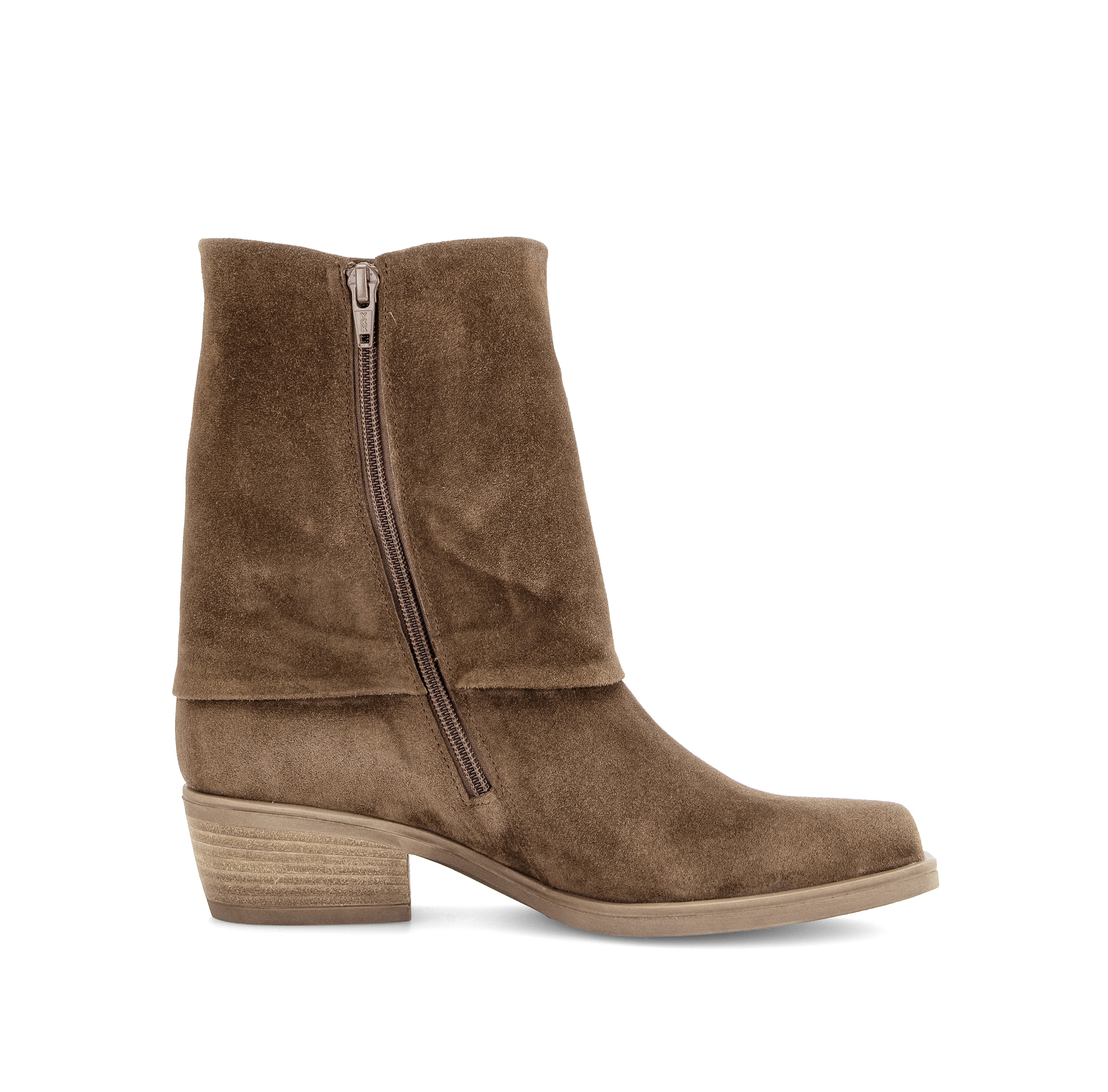 Gabor Westernstiefelette  Blockabsatz, Cowboyboots mit angenähter Gamasche, Weite G (= weit)