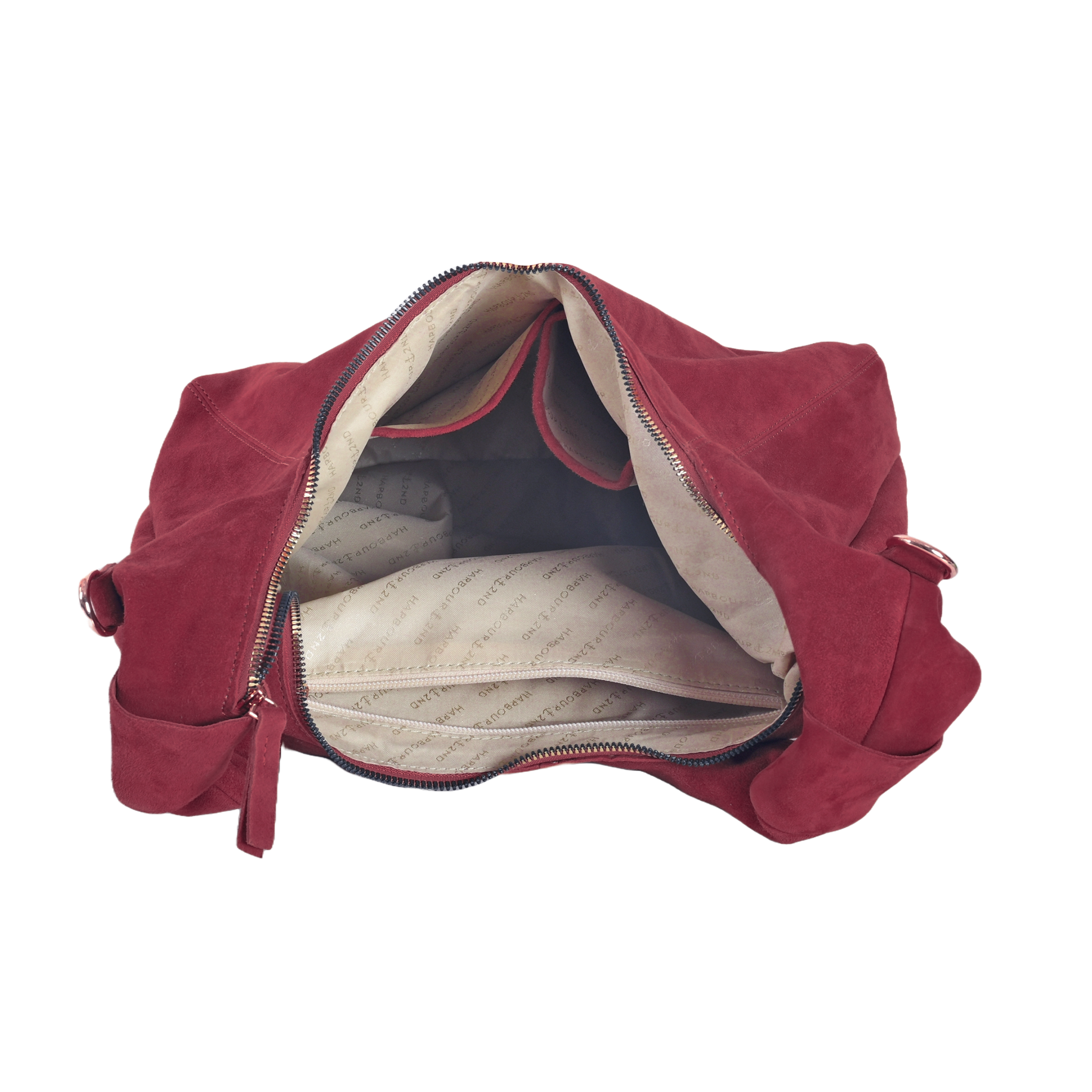 HARBOUR 2nd Hobo »Laurine« Damen Handtasche, Umhängetasche, Schultertasche mit Ziernähten