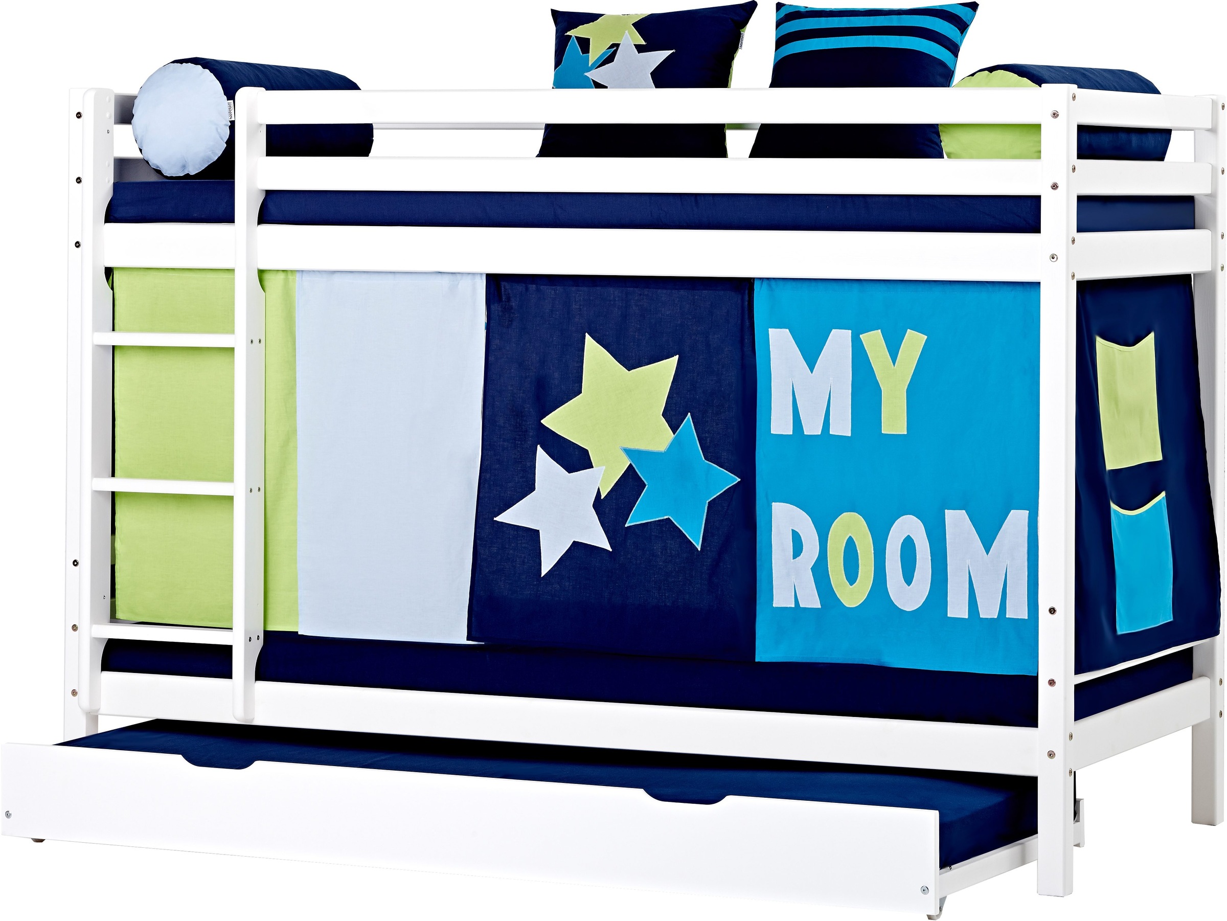 Hoppekids Etagenbett »«My Room»«, mit Matratze & Vorhang, versch. Größen kaufen
