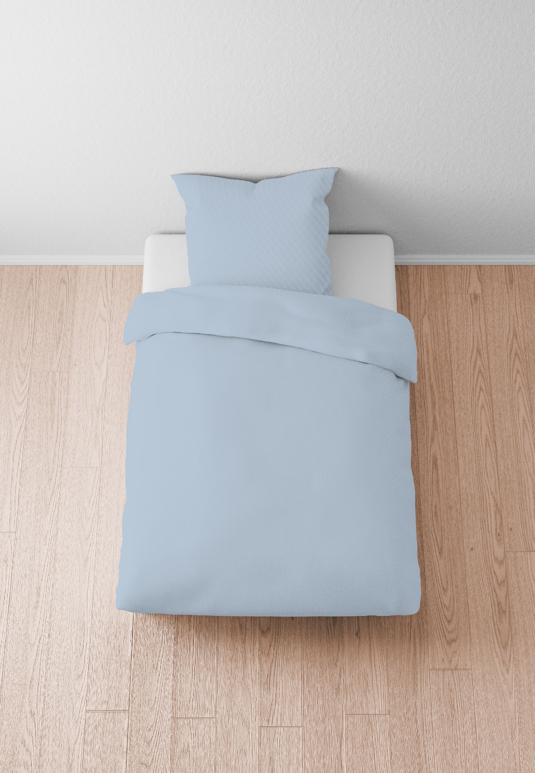 Biberna Bettwäsche »0490500« 2 Stk. tlg. Tencel-Flanell, made in Germany, weich+wohlig warm, pflegeleicht, RV