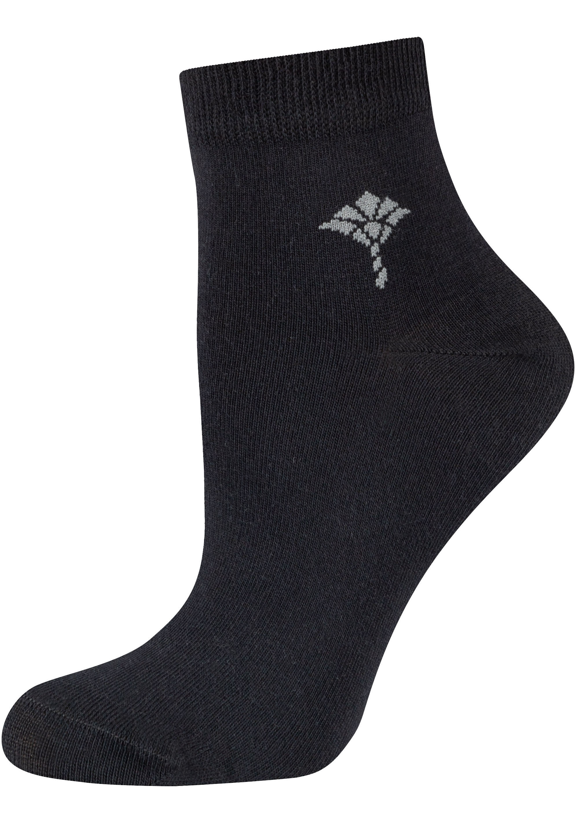 JOOP! Kurzsocken »for your daily glam«, (4 Paar), mit weichem Fußbett
