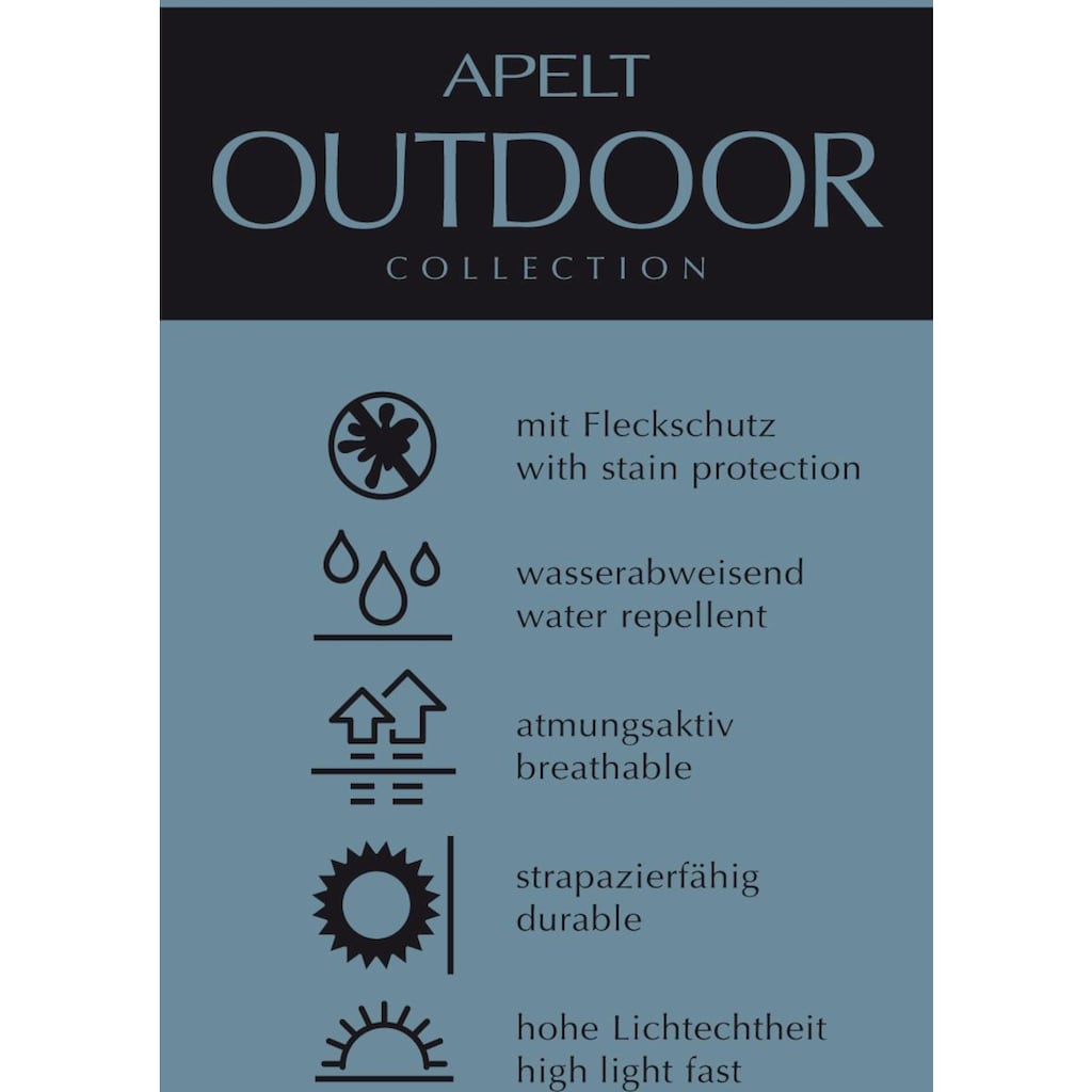 APELT Tischläufer »3961 Outdoor, Sommerdeko, Sommer«, (1 St.), Jacquardgewebe