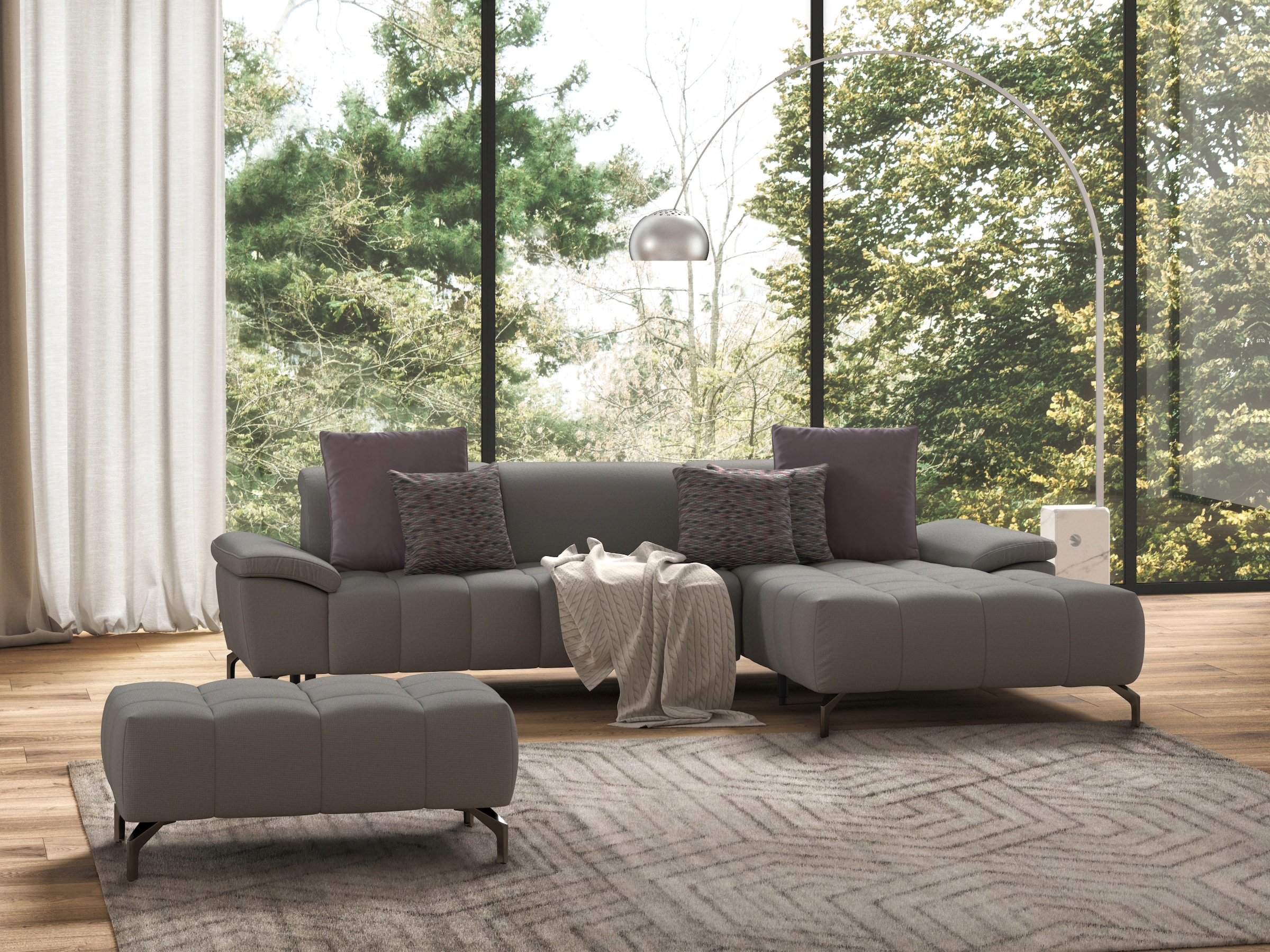 sit&more Hocker »Cool«, mit schwarzen Füßen