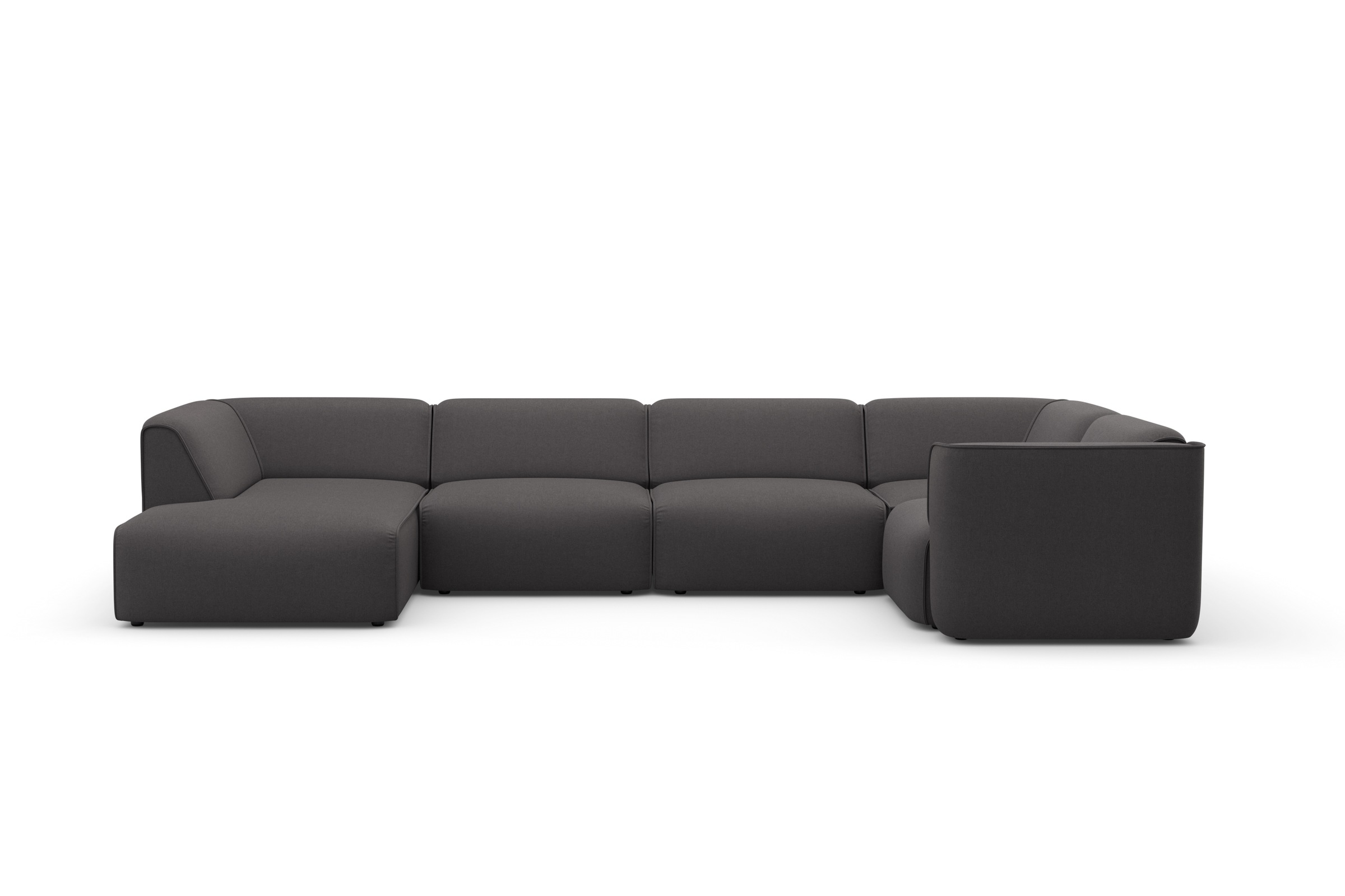 OTTO home Wohnlandschaft »Merid U-Form, B: 367 cm« jederzeit durch Module e günstig online kaufen