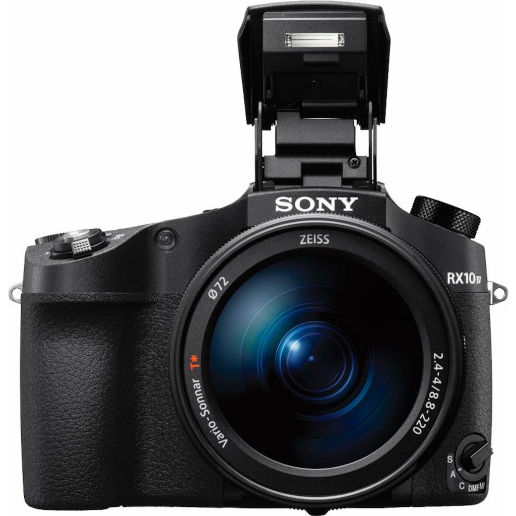 Sony Systemkamera »DSC-RX10M4«, ZEISS® Vario-Sonnar T*, 20,1 MP, 25 fachx opt. Zoom, NFC-WLAN (Wi-Fi)