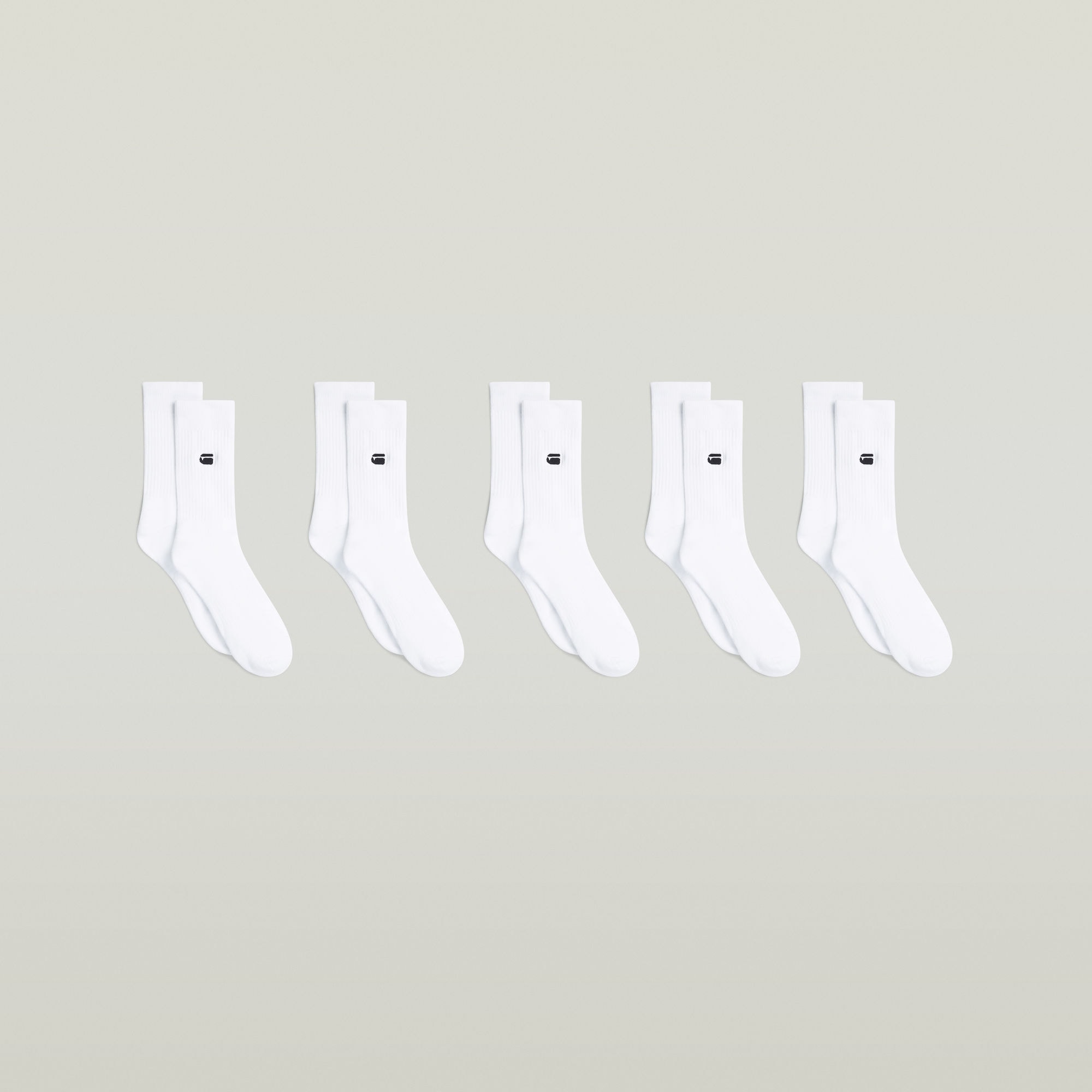 G-STAR Socken »KILN, 5 PACK SPORTS SOCKS« Packung, 5 Paar tlg. unifarben, mit Logostickerei