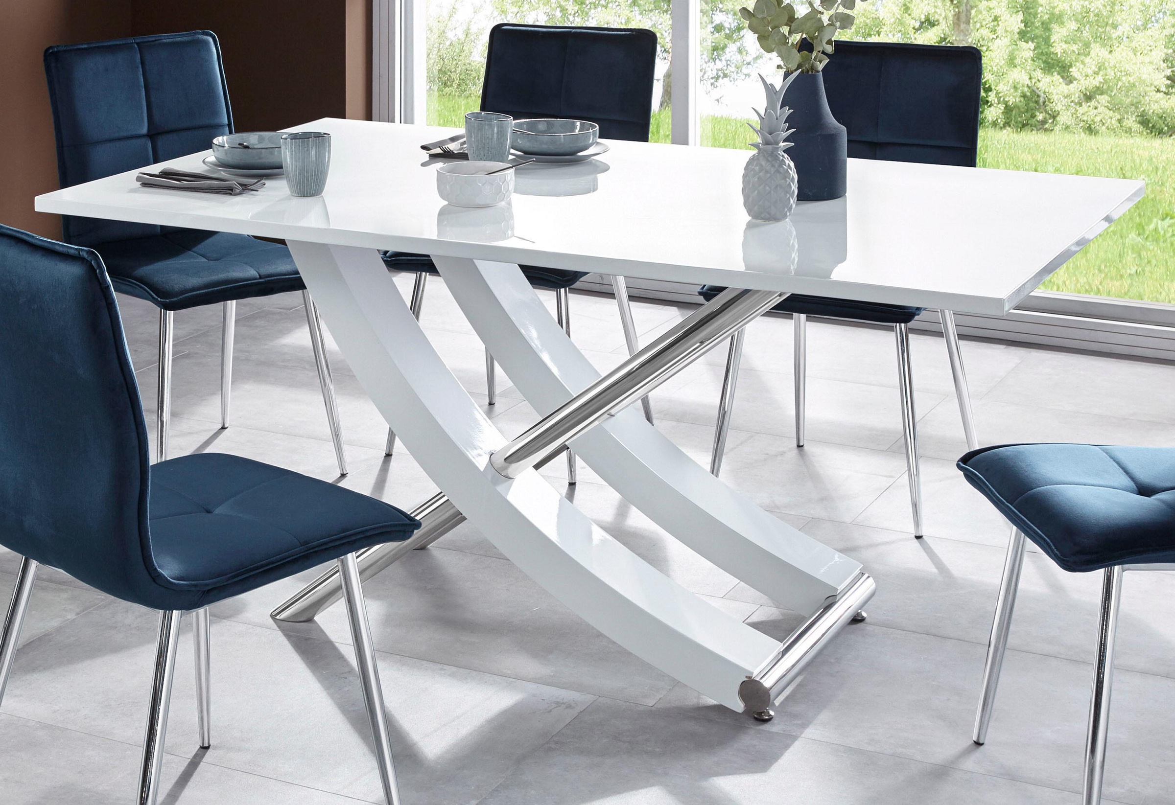 INOSIGN Esstisch »Kaleo, TOPSELLER!«, (Tisch, Esstisch), Breite 160 cm, modernes Design, stabil, Hochglanz