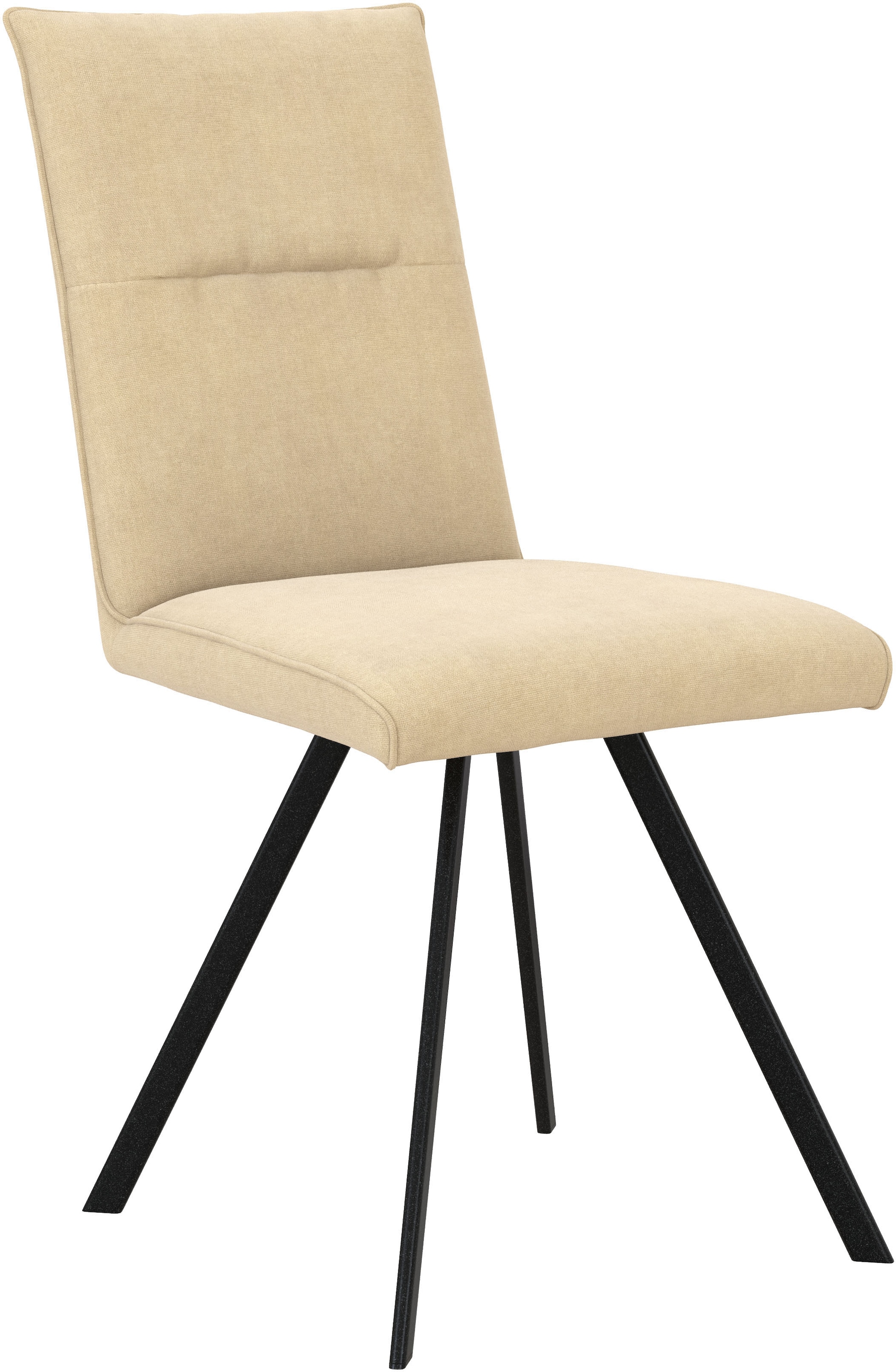 Home affaire 4-Fußstuhl »Sava«, (Set), 2 St., Chenille, Metallgestell günstig online kaufen