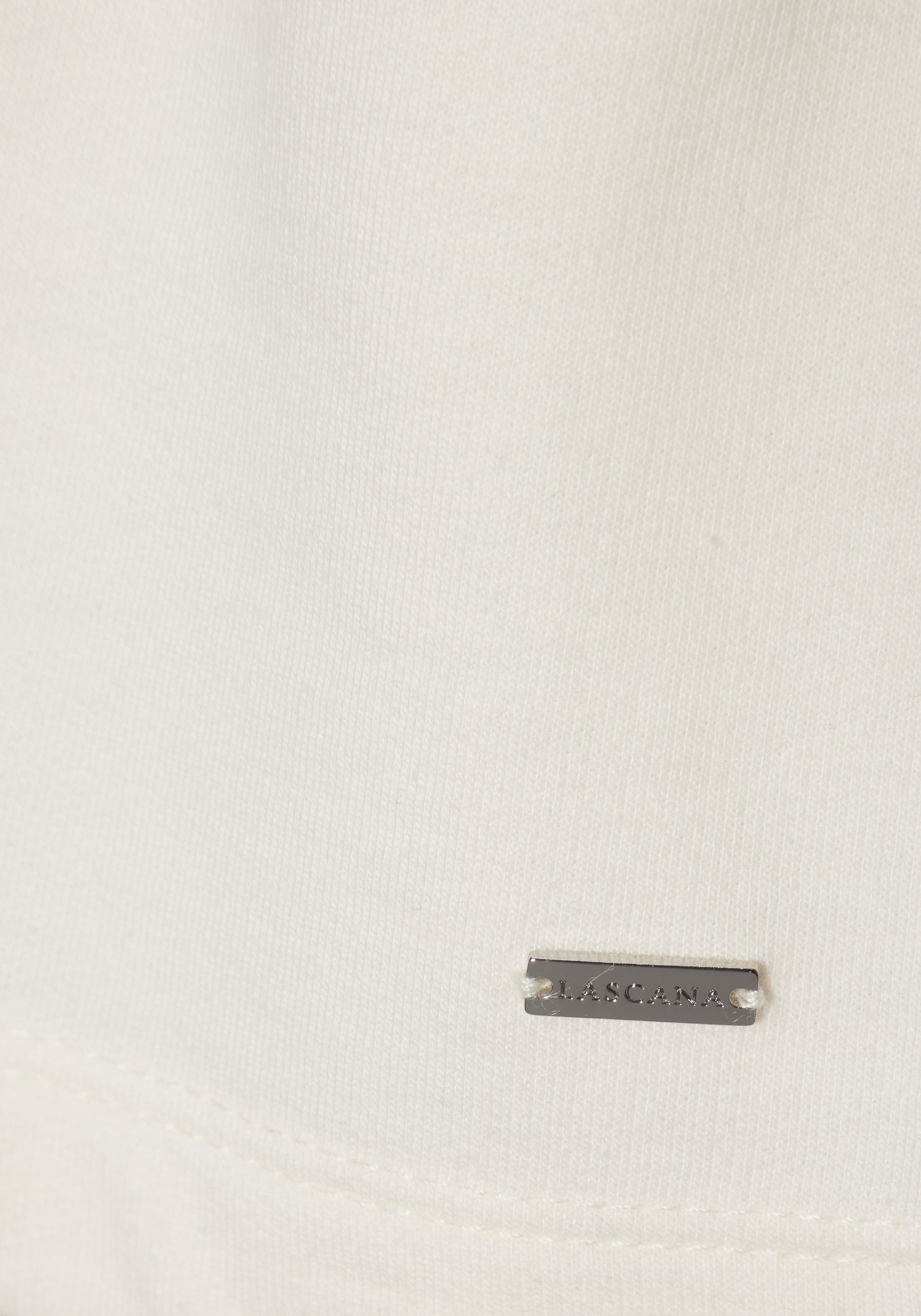 LASCANA Sweatjacke, mit Tunnelzug in der Taille, Loungewear