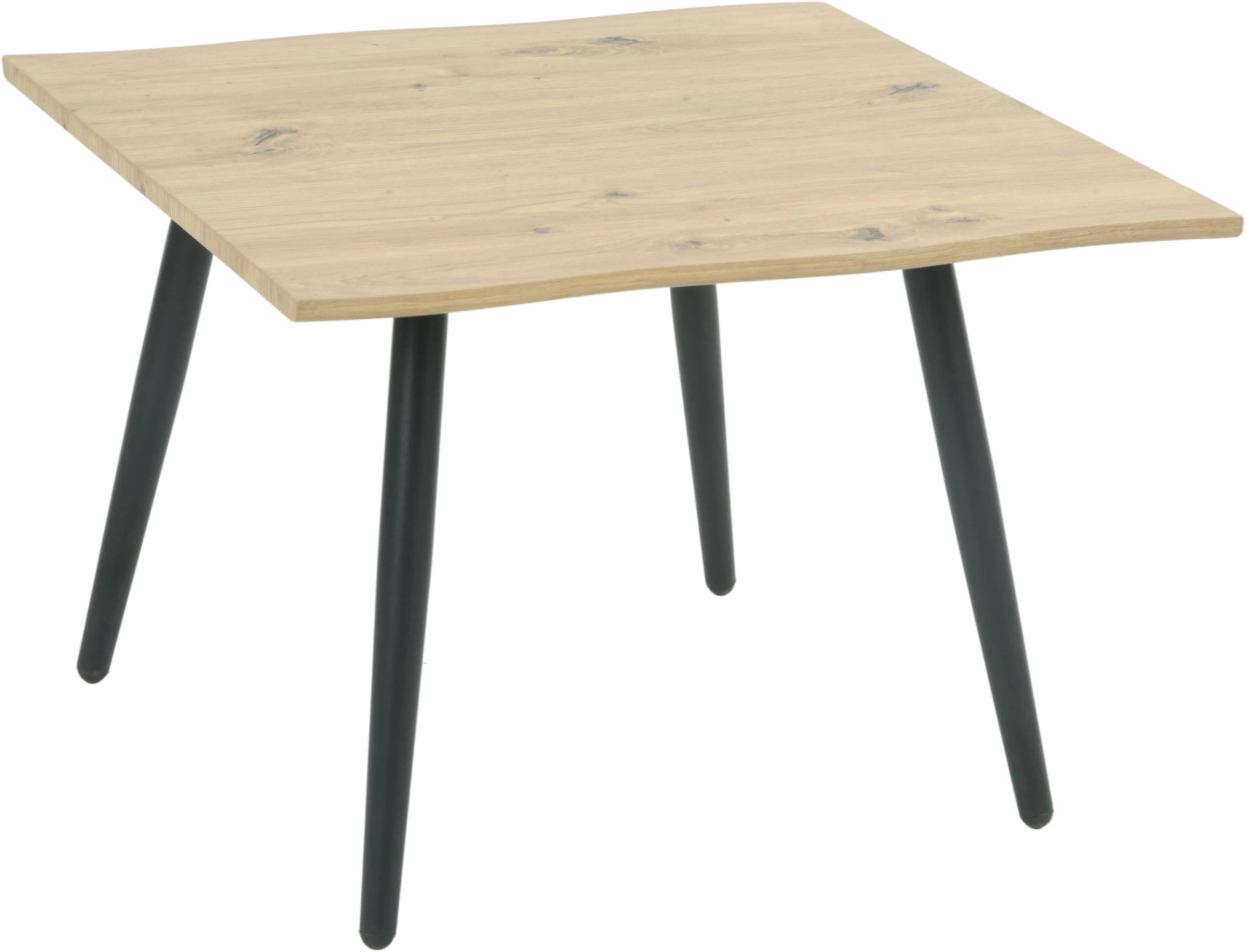 TOM TAILOR Couchtisch »ZÜRICH«, Baumkantenoptik,Vierfuß,quadratisch,60 x 60 günstig online kaufen