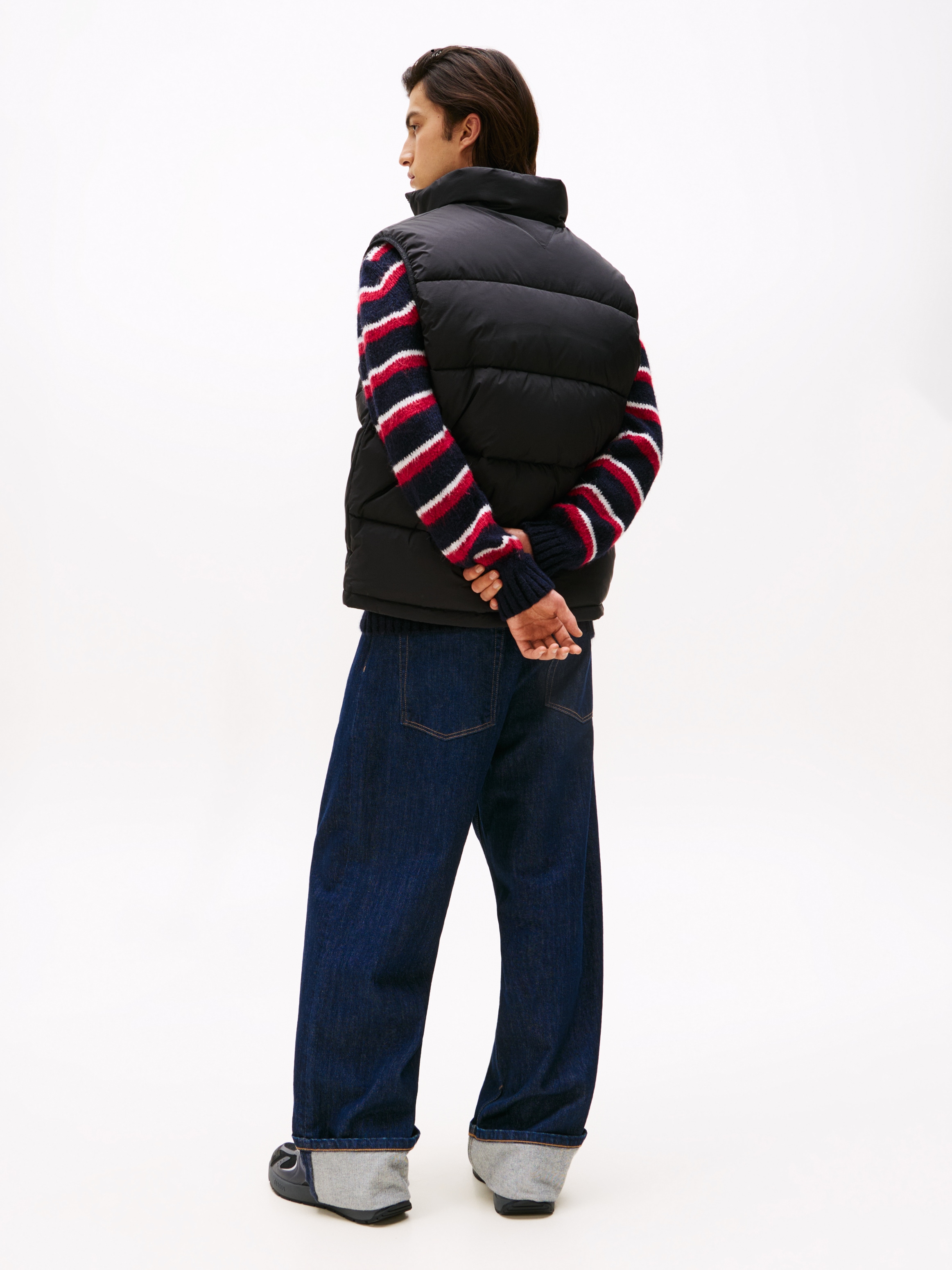 Tommy Jeans Steppweste »TJM VAIL PUFFER VEST«, mit Stehkragen, relaxed fit