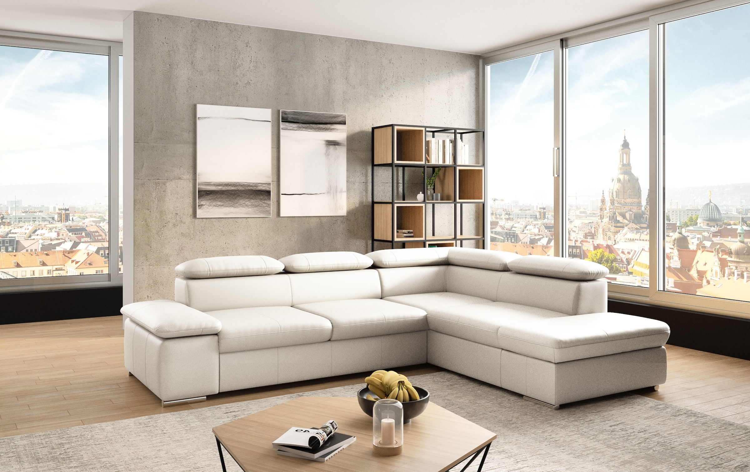 sit&more Ecksofa »Valentine L-Form, B: 272 cm« mit Arm- & Kopfteilverstellu günstig online kaufen