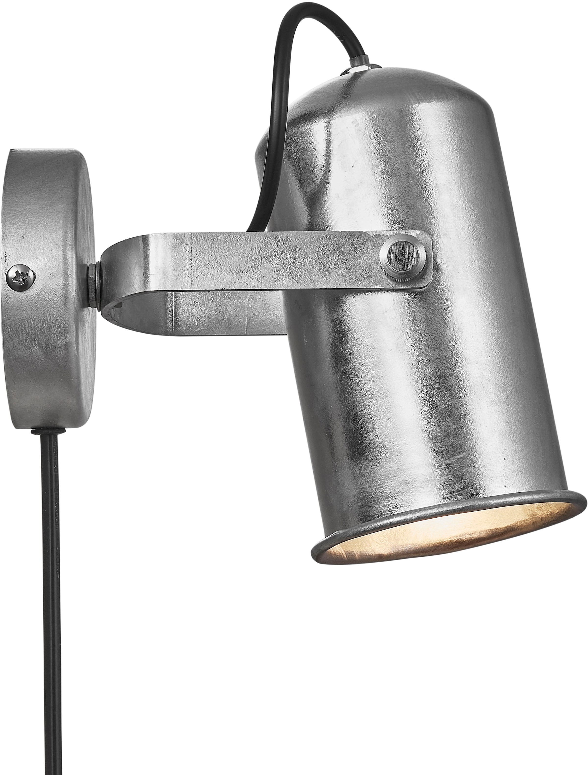 verstellbarer Licht industrielles bestellen Wandleuchte Lampenkopf »Porter«, Nordlux online gerichtetes für Design,
