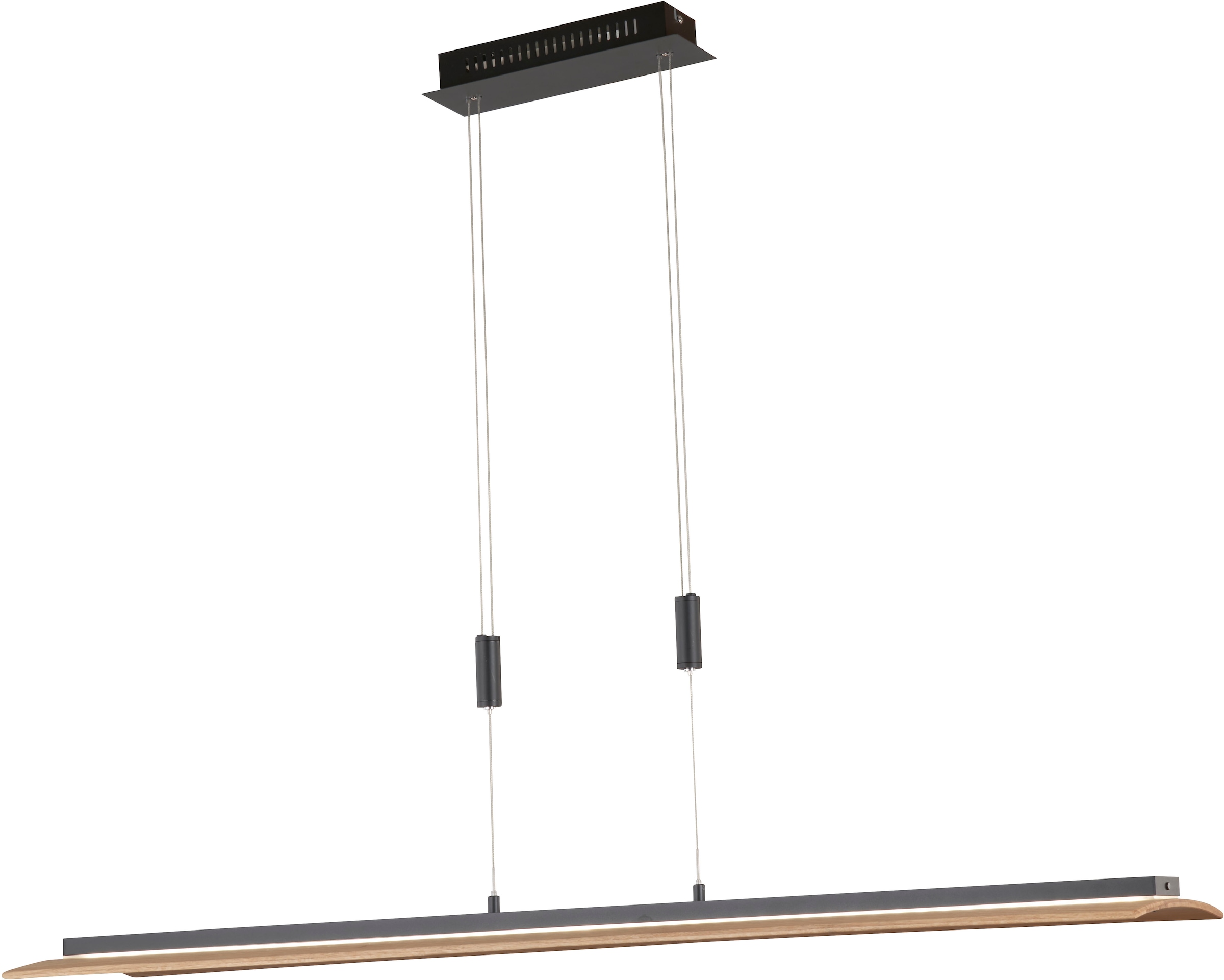 FISCHER & HONSEL LED Pendelleuchte »SHINE-WOOD«, 1 flammig, Leuchtmittel LED-Modul | LED wechselbar, Made in Germany, hochwertige Verarbeitung