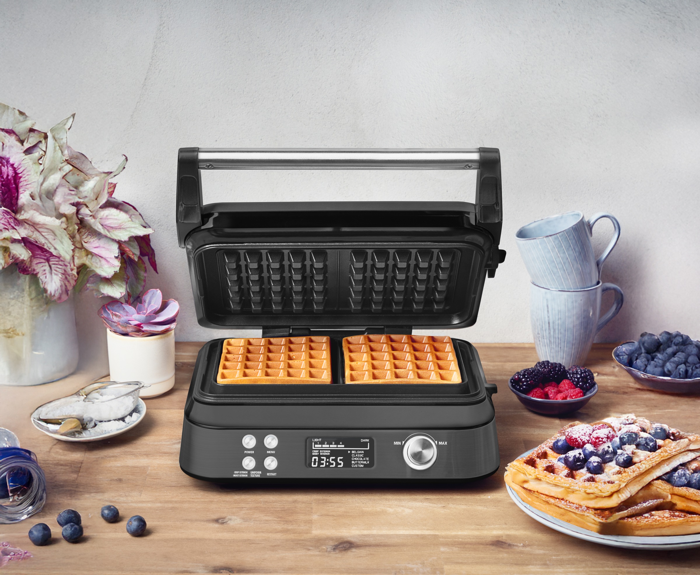 Gastroback Waffeleisen »Waffeleisen Advanced Control 42449 BLACK EDITION« 1600 W