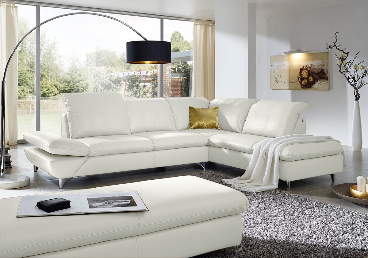W.SCHILLIG Ecksofa "taoo, elegant und zeitlos, bequem, L-Form" mit Sitziefe günstig online kaufen