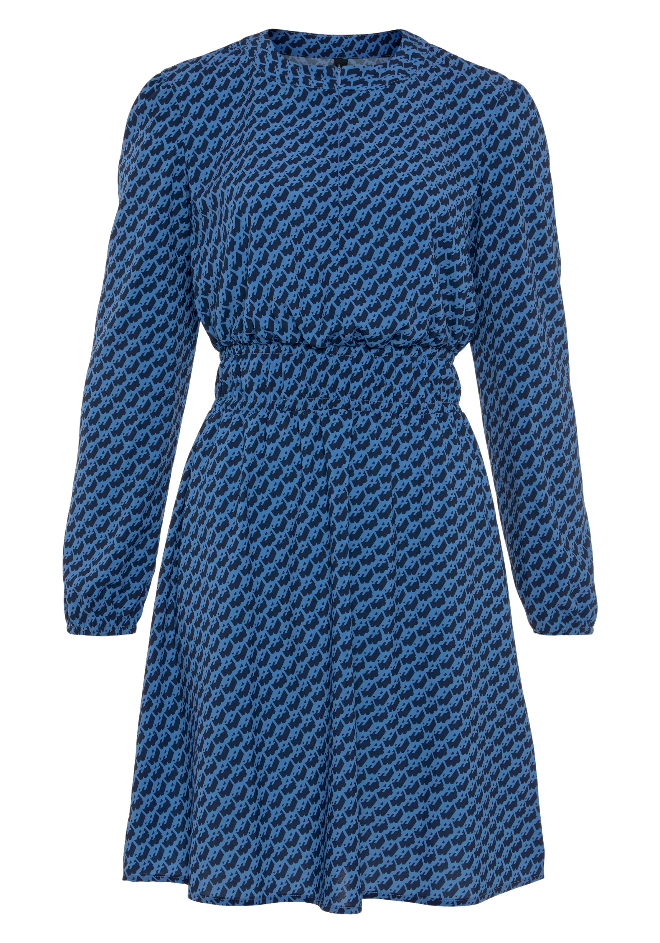 HECHTER PARIS Midikleid, mit elegantem Allover-Print