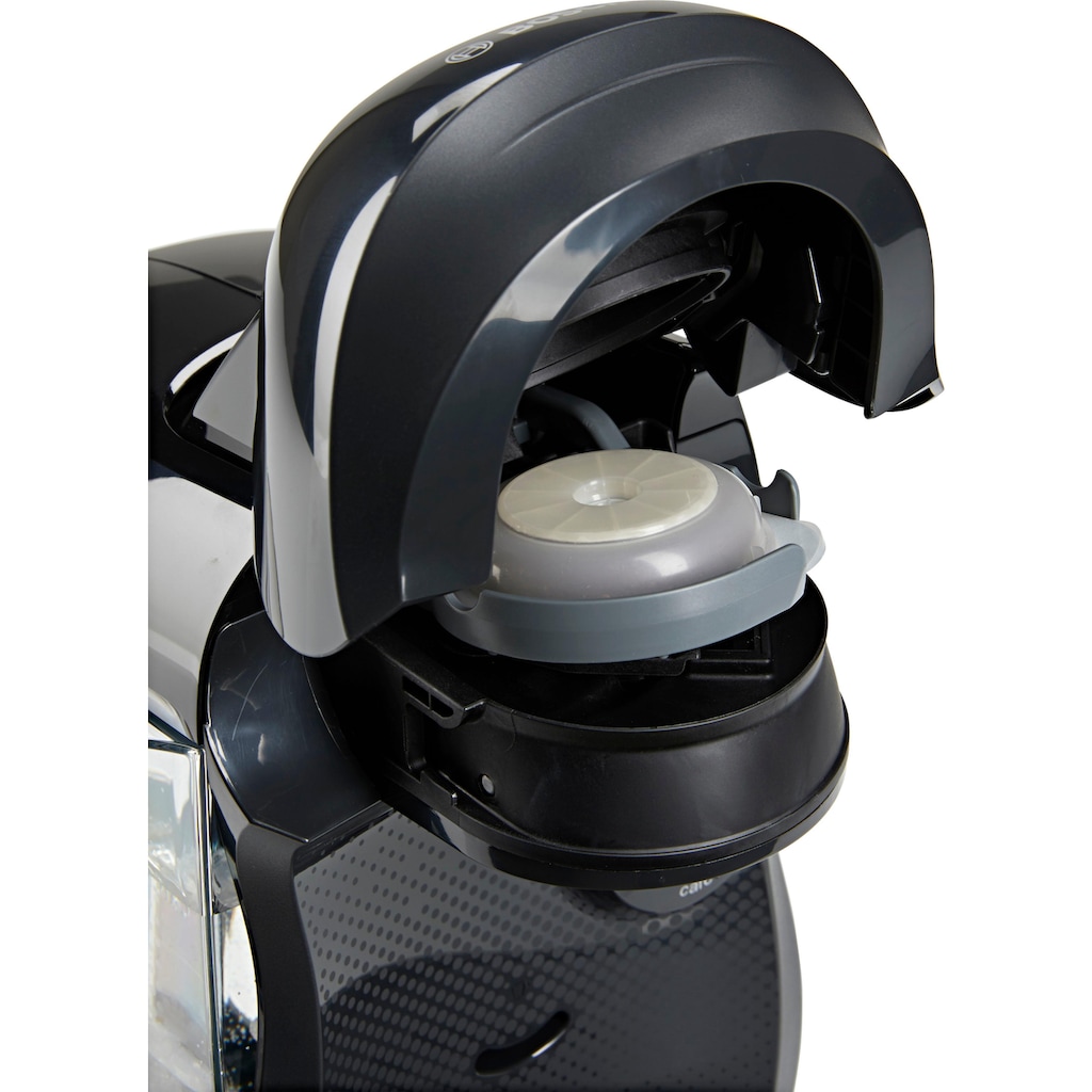TASSIMO Kapselmaschine »HAPPY TAS1002N«, 1400 W, vollautomatisch, über 70 Getränke, geeignet für alle Tassen, platzsparend, schwarz/anthrazit