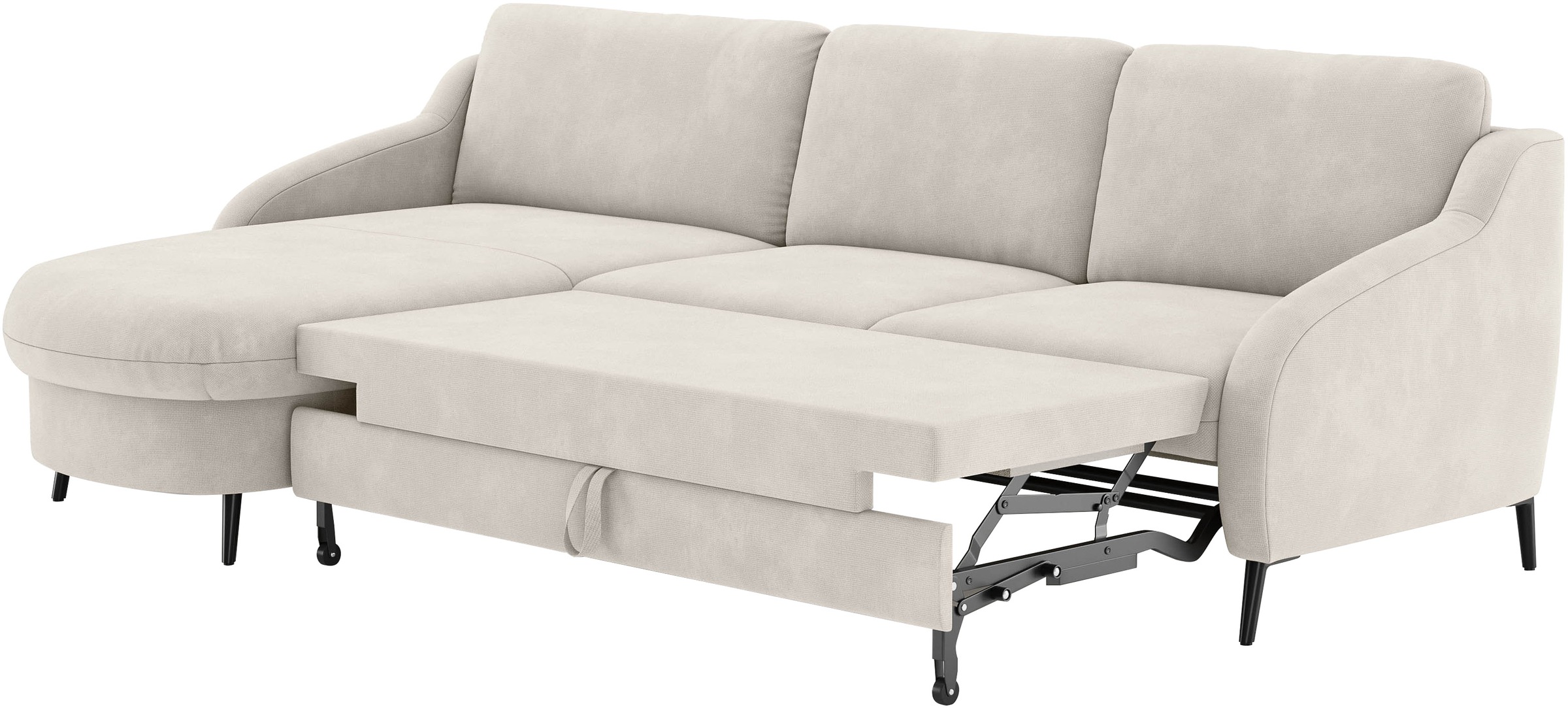 sit&more Ecksofa »Soul L-Form«, wahlweise mit Bettfunktion