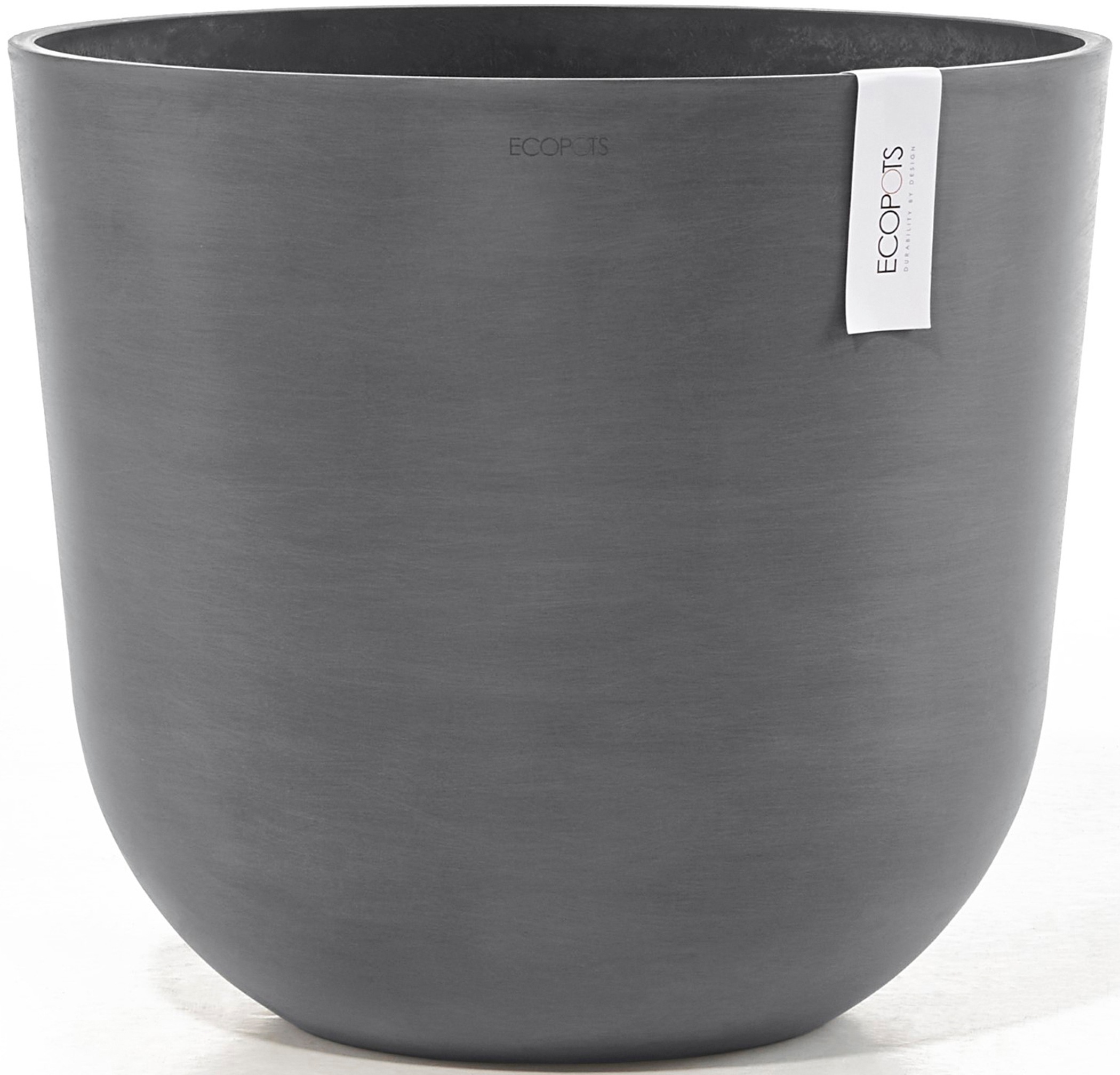 ECOPOTS Blumentopf »Oslo 45 + Wassersystem Grau«, für innen und außen: frostsicher, bruchsicher und lichtbeständig