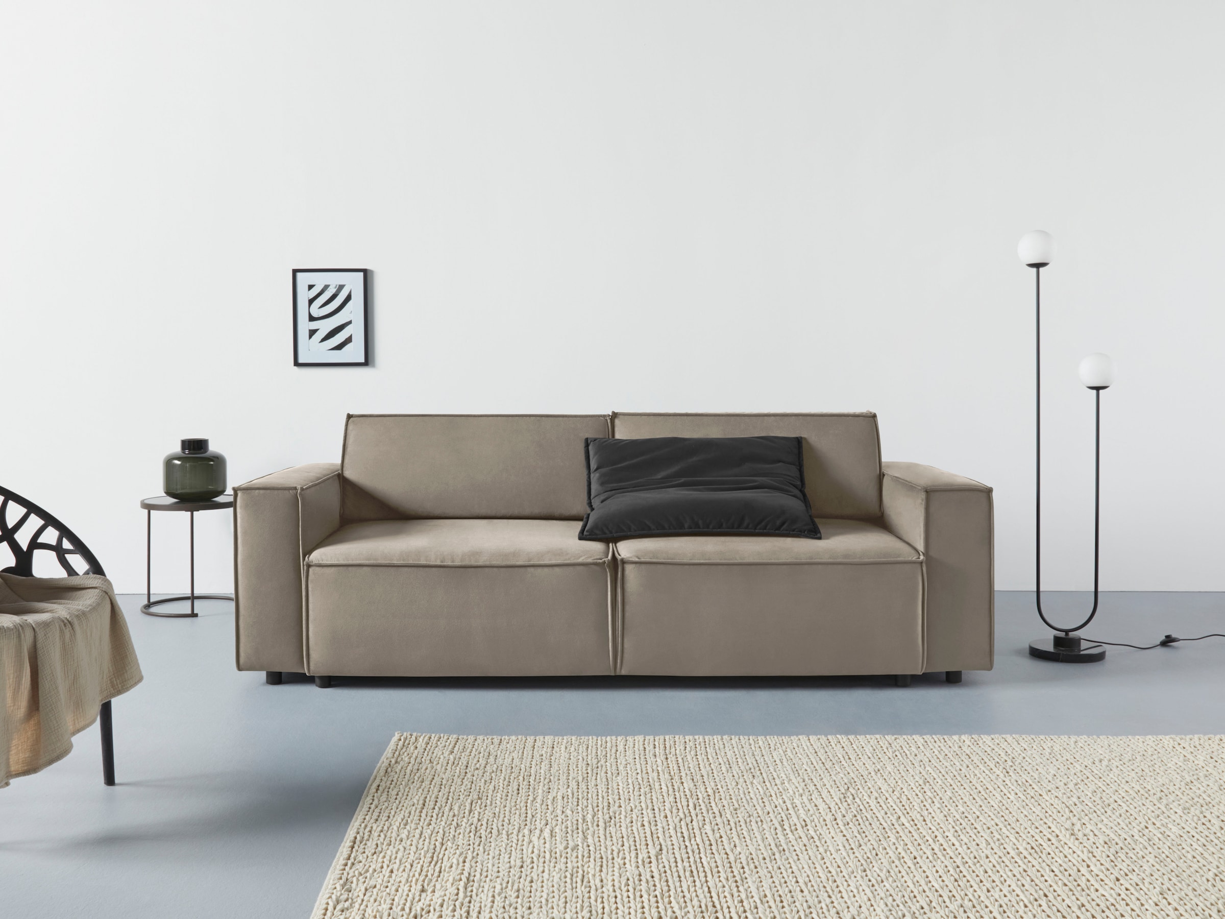 INOSIGN Schlafsofa »Marva«, incl. Bettfunktion und Bettkasten, Federkern
