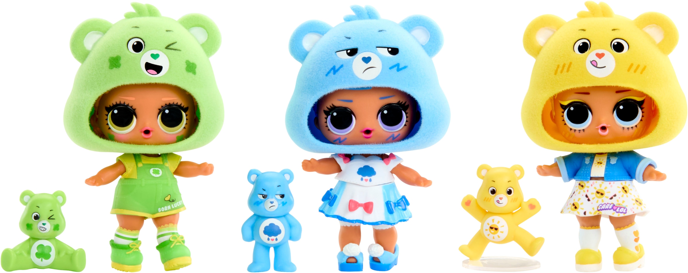 L.O.L. SURPRISE! Anziehpuppe »L.O.L. Surprise Loves Care Bears Tots«, Sortierte Lieferung
