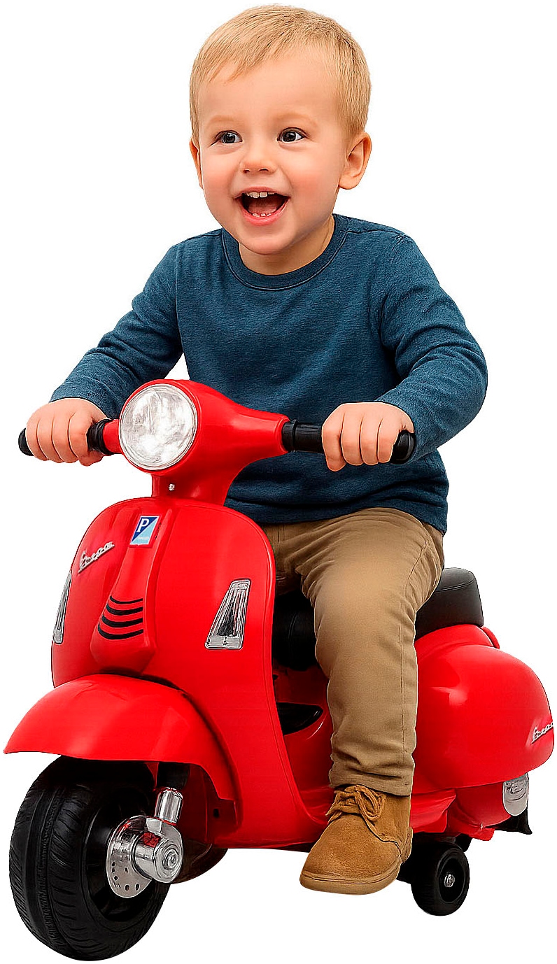 Jamara Elektro-Kinderroller »Ride-on Vespa Mini, Li-Power 8.4« ab 18 Monaten bis 25 kg mit Licht und manueller Hupe