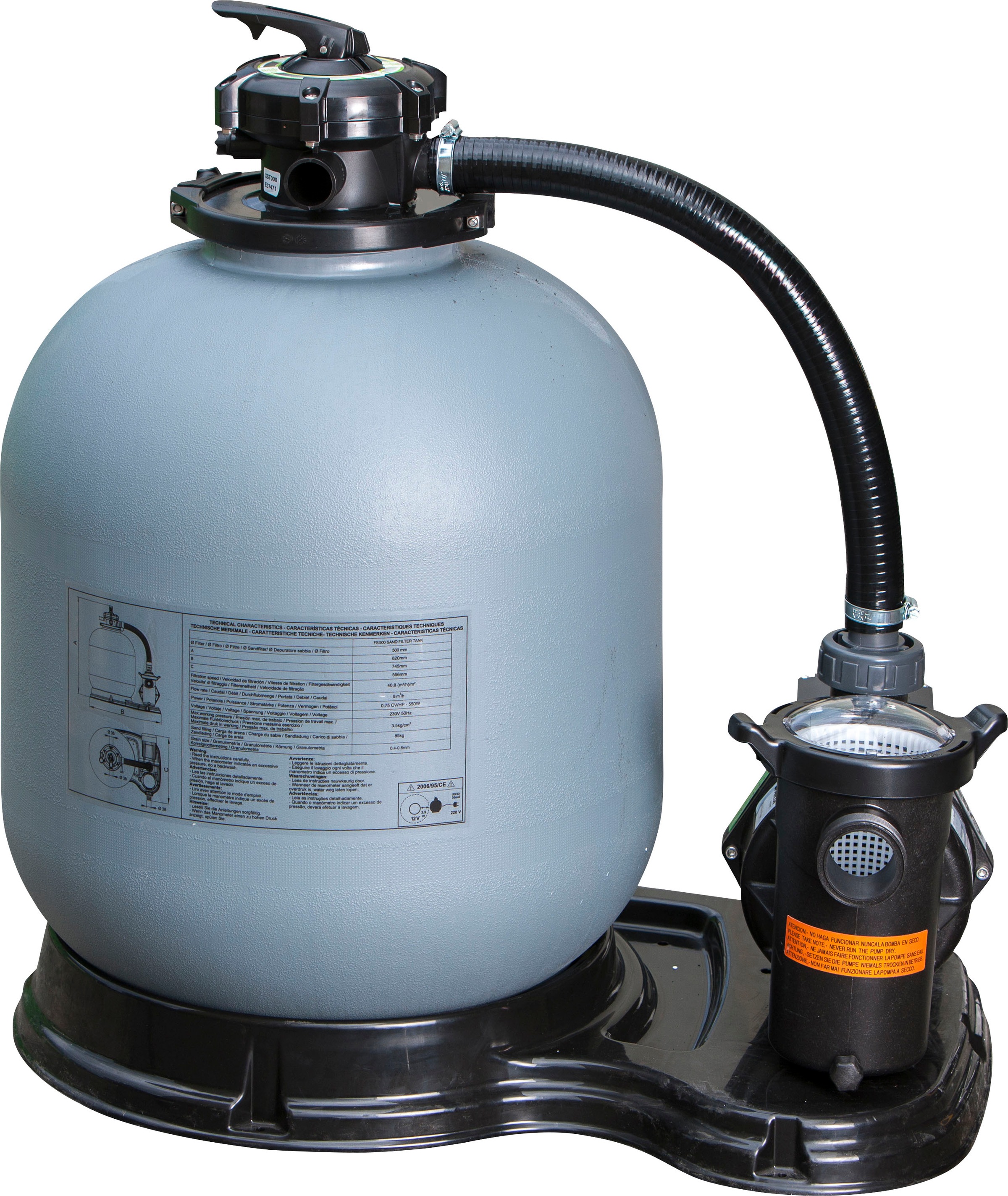 Gre Achteckpool »SAFRAN 2 mit Edelstahlleiter« Kiefernholz, BxLxH: 395x620x136 cm