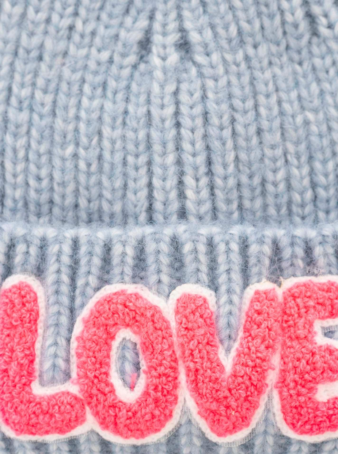 Zwillingsherz Beanie »"Love Label"«, mit LOVE-Schriftzug und Wollanteil