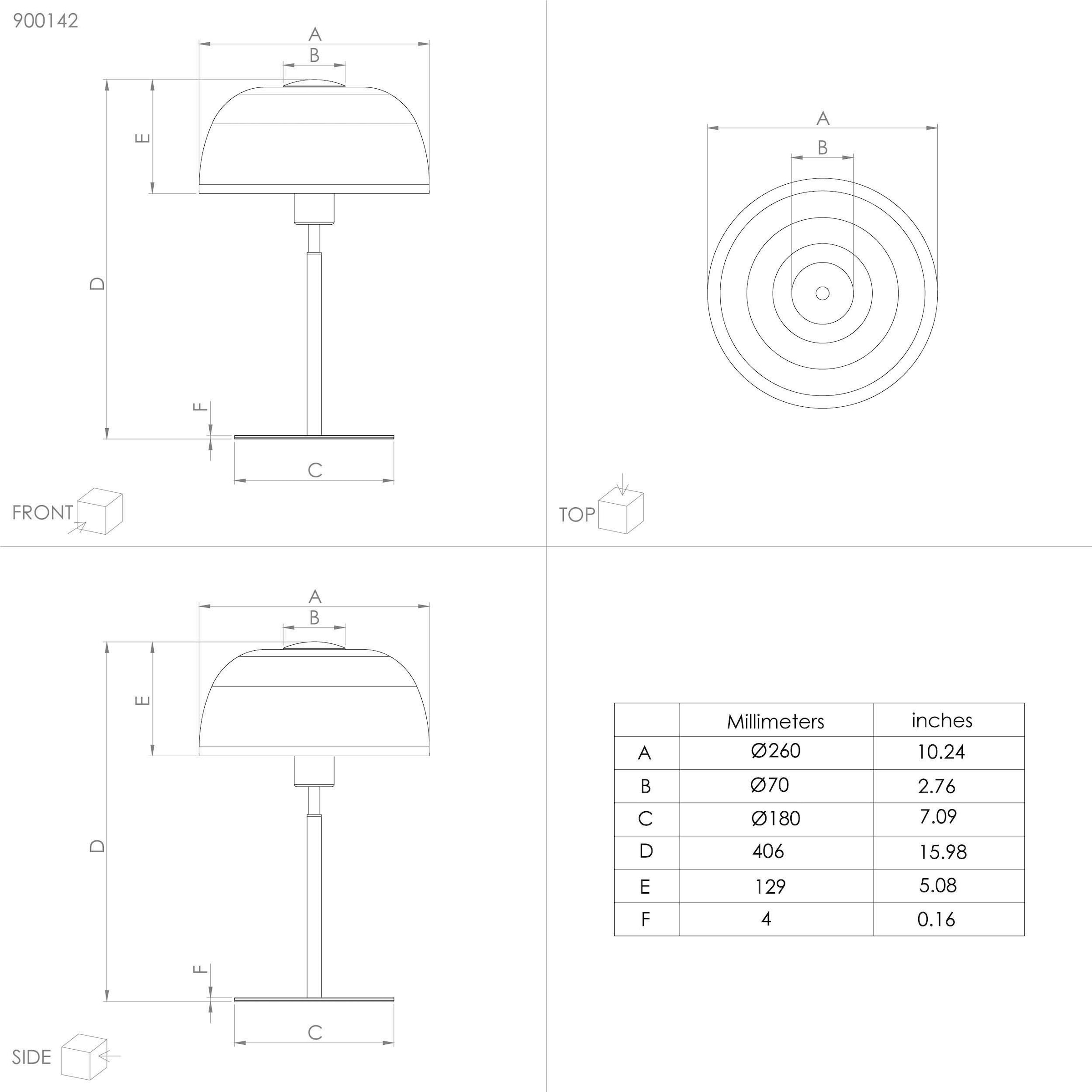 EGLO Tischleuchte »SOLO 2 Tischlampe, E27, IP20, Stahl und Glas, Wohnzimmerlampe, Lampe«, Leuchtmittel E27 | Leuchtmittel wechselbar-ohne Leuchtmittel, Tischleuchte in schwarz weiß - Leuchte - Nachttischleuchte