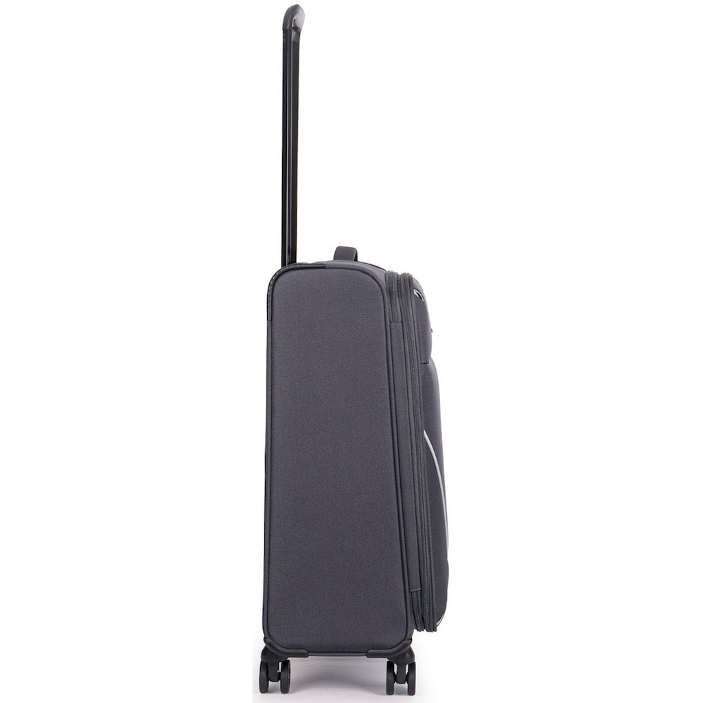 Stratic Weichgepäck-Trolley »Strong M, anthracite«, 4 Rollen