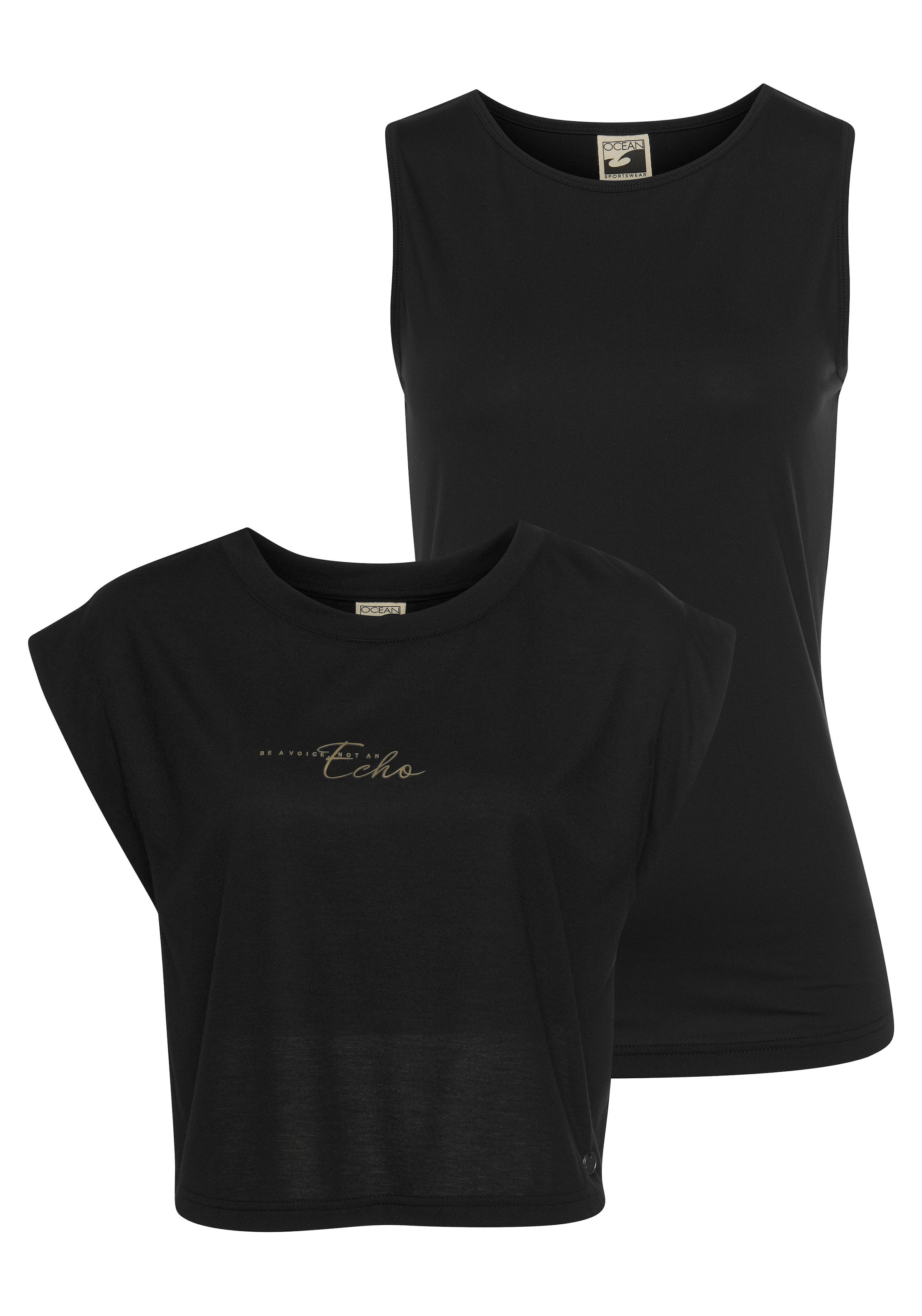Ocean Sportswear Yoga & Relax Shirt »Soulwear - 2-tlg. Yoga Shirt & Top«, (Set)