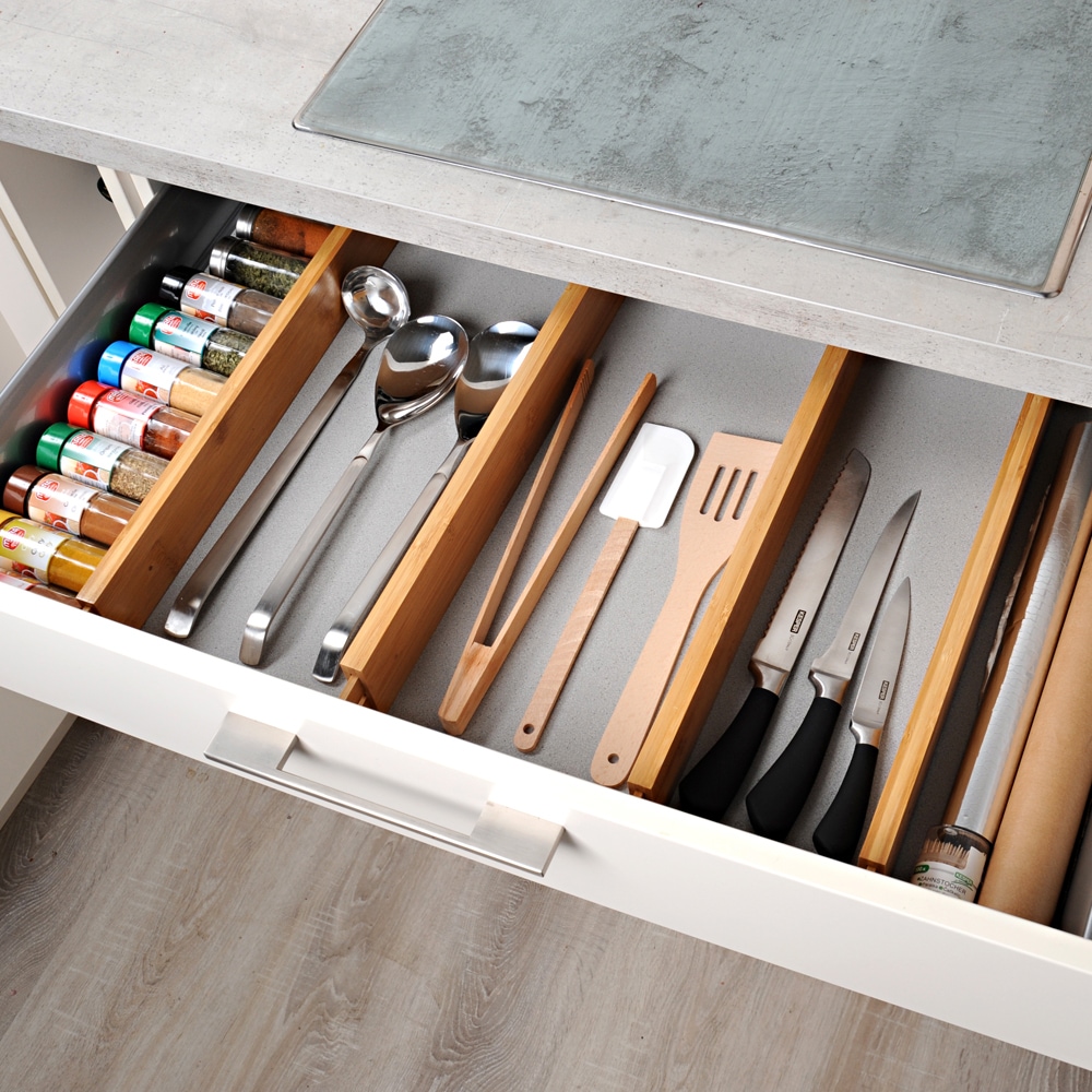 KESPER® Schubladeneinsatz Set, 4 Stk. tlg. variabele Länge