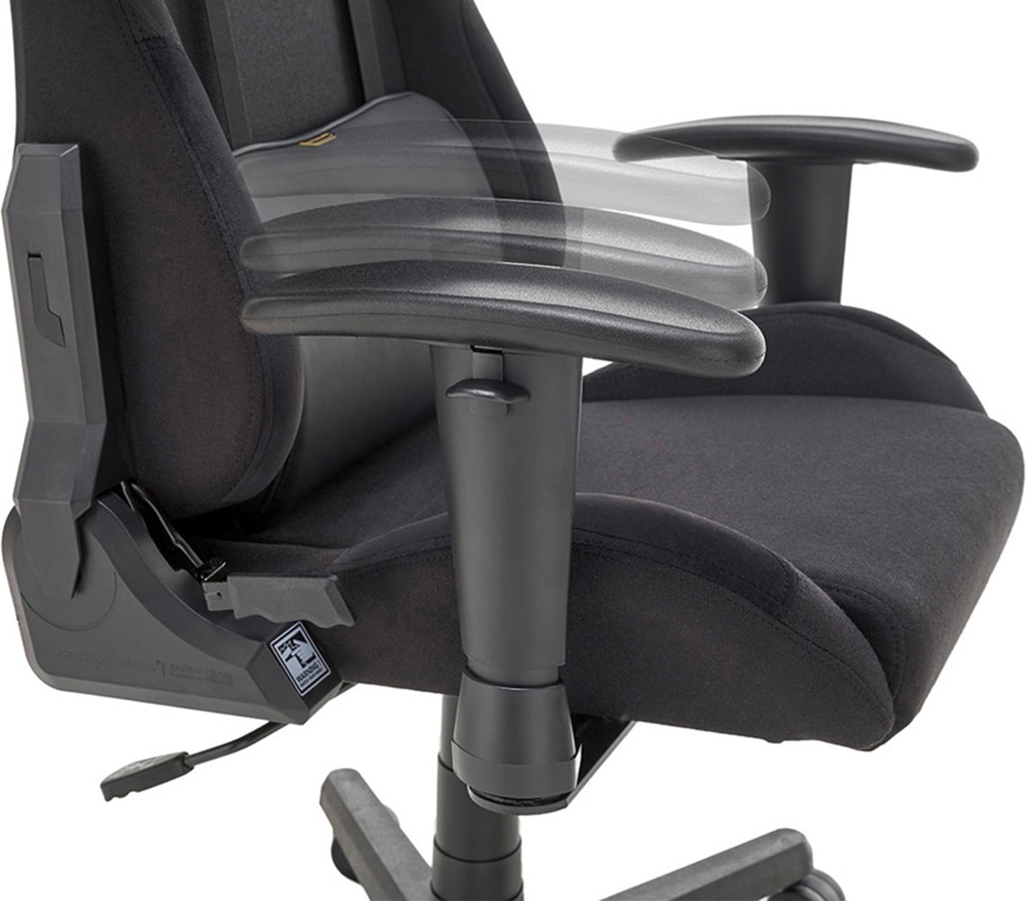 MCA furniture Gaming-Stuhl »DX Racer Formula Gamingchair«, (Set), 1 St., Stoff, Gaming,Racing,Design,Lordose,Kissen,Armlehne,drehbar,verstellbar