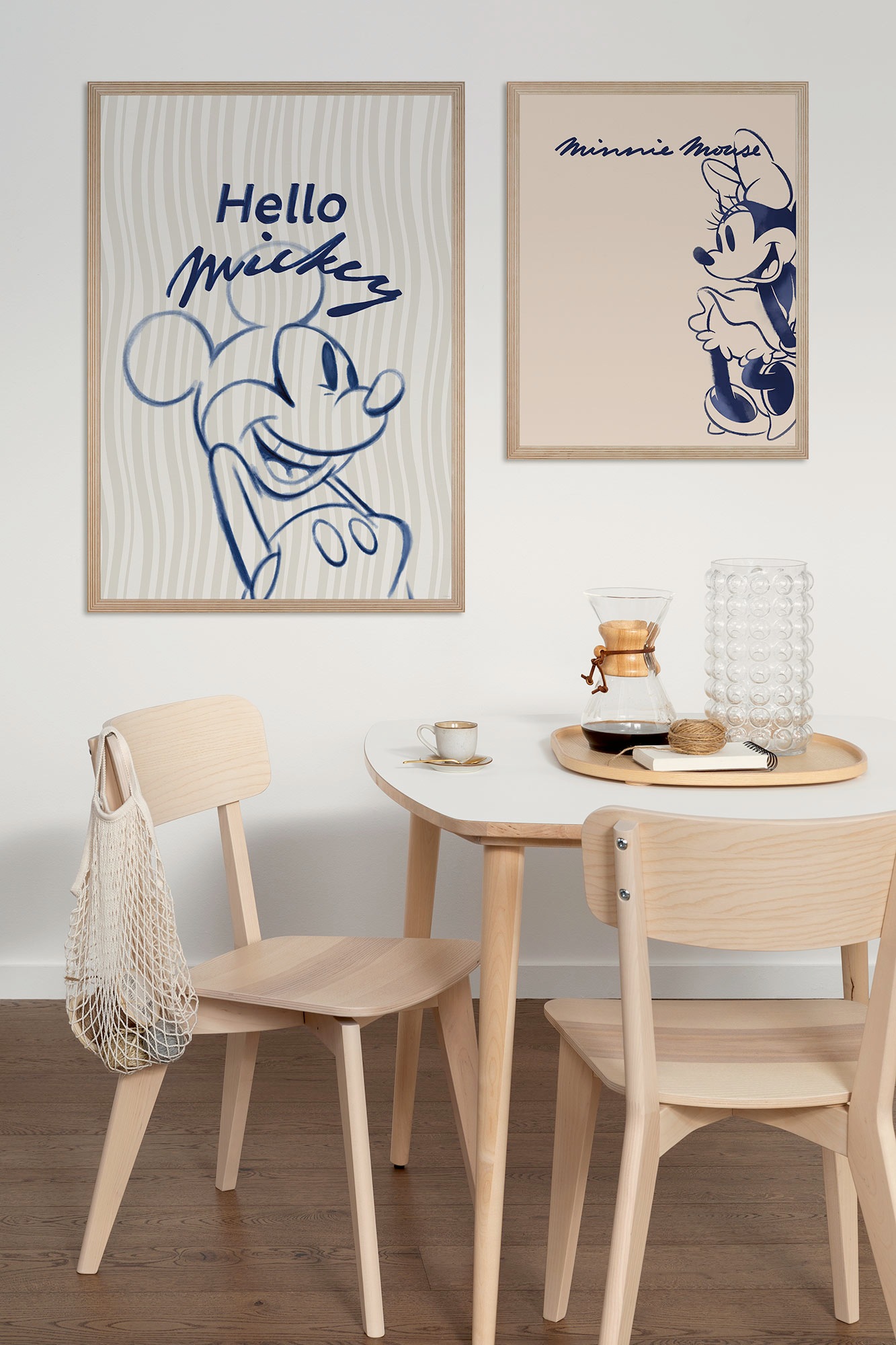 Komar Wandbild »Disney Minnie Mouse Sweet Dancing«, Disney, (Set, 1 St.), 50 x 70 cm (Breite x Höhe) - Kinderzimmer, Dekoration