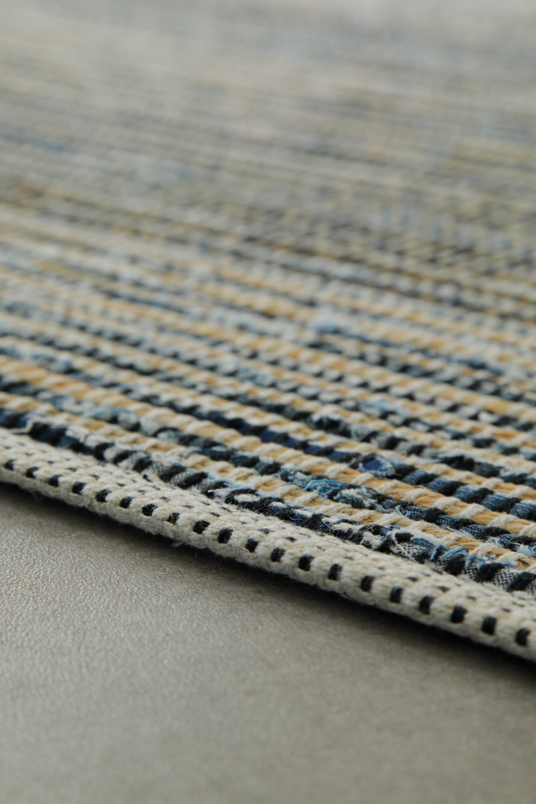 Wecon home Teppich »Denim Feels«, rechteckig, 6 mm Höhe, handgewebt, robust günstig online kaufen