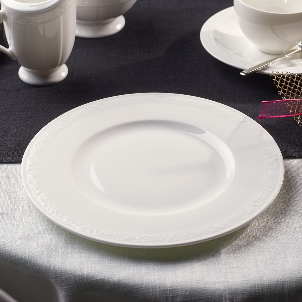 Villeroy & Boch Frühstücksteller »Frühstücksteller White Pearl ø 22,7 cm 6e günstig online kaufen