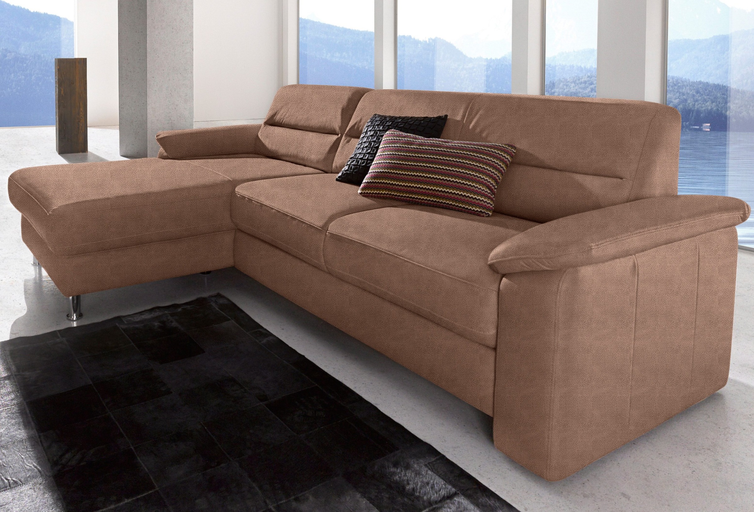 sit&more Ecksofa »Top Ascara L-Form«, inklusive Boxspring/Federkern-Polster günstig online kaufen