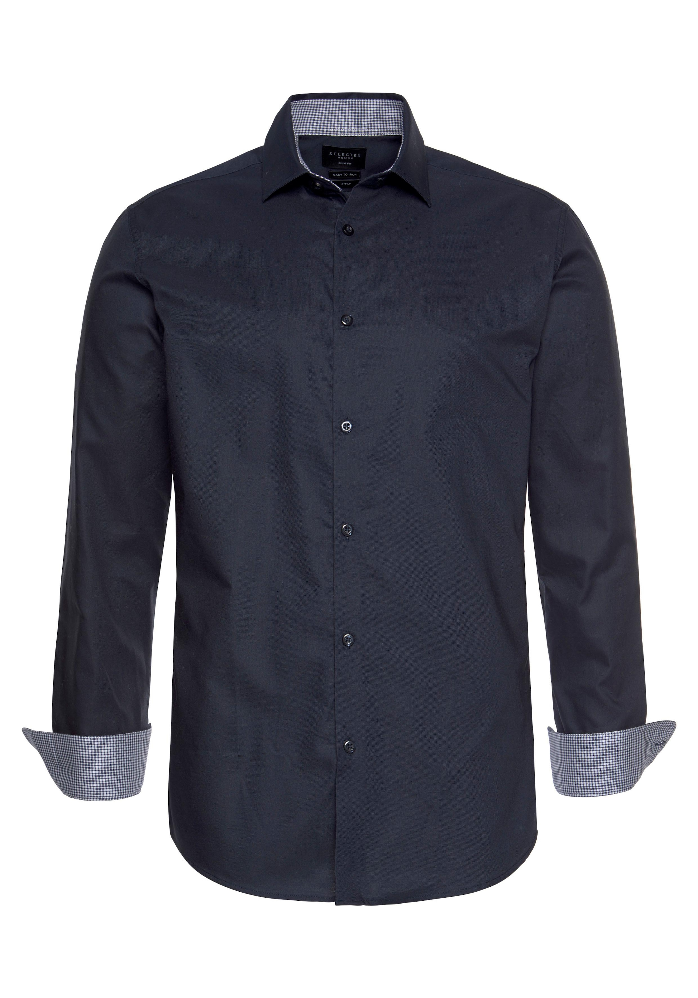 SELECTED HOMME Langarmhemd »SLHSLIMNEW-MARK SHIRT LS NOOS«